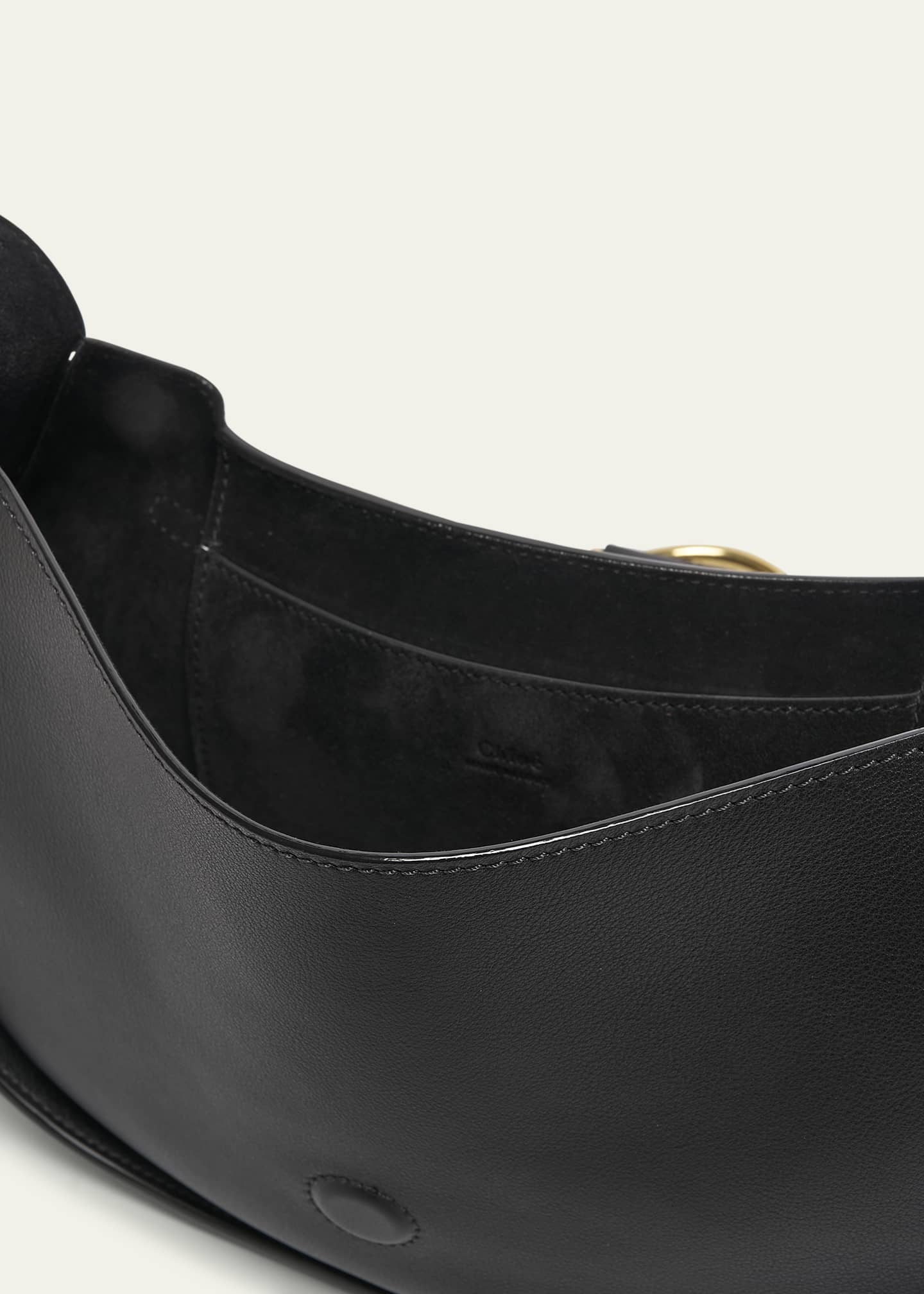 Chloe Ride Flap Shoulder Bag in Smooth Calfskin Image 4 of 6