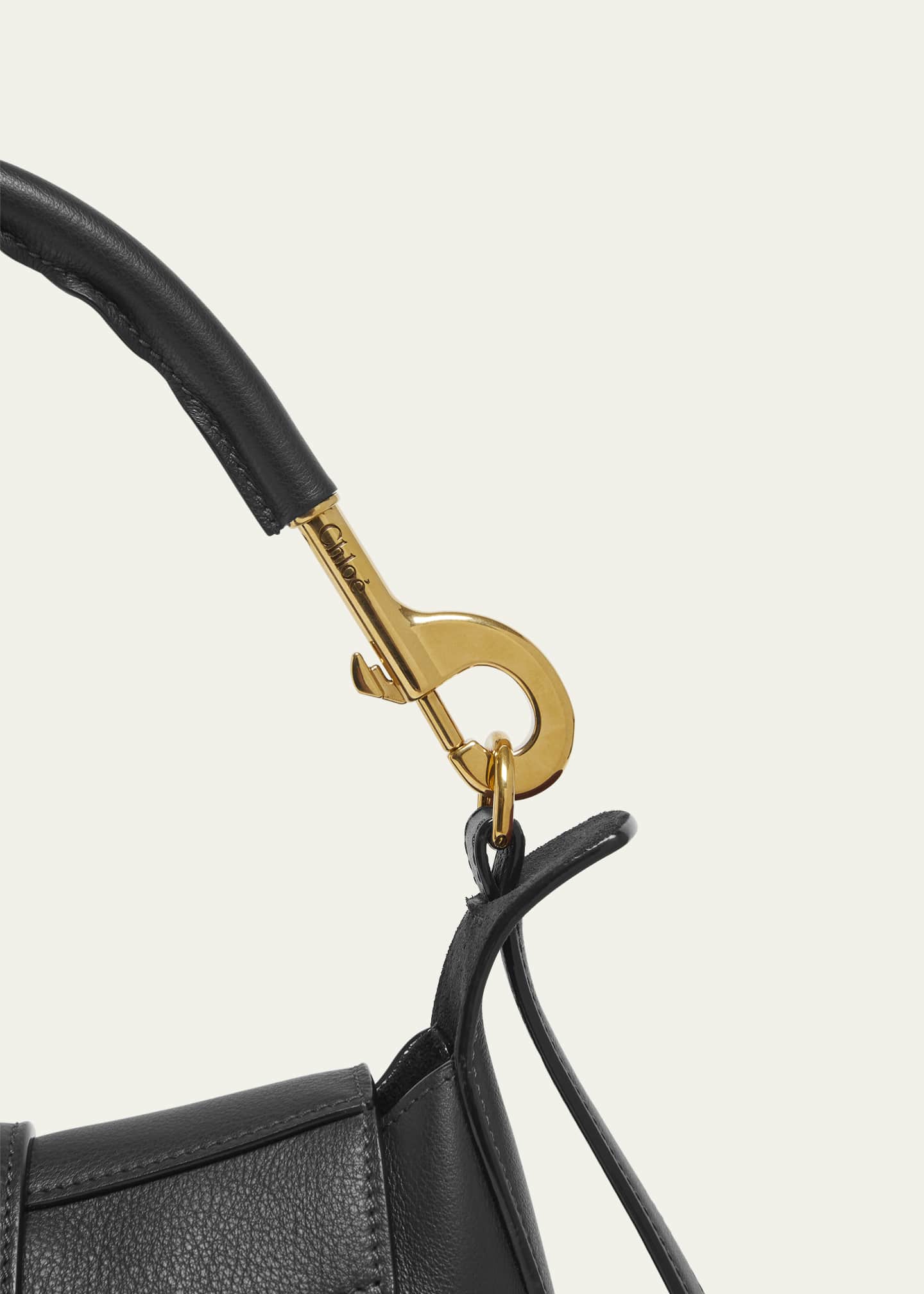 Chloe Ride Flap Shoulder Bag in Smooth Calfskin Image 6 of 6