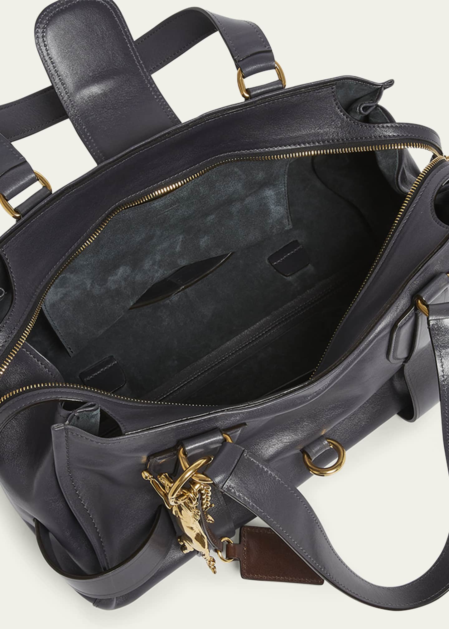 Chloe Kerala 25 Small Shoulder Bag in Vegetable Tanned Leather Image 4 of 5