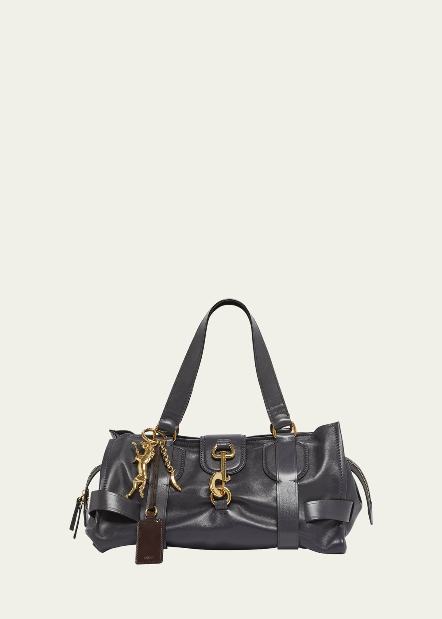 Chloe Kerala 25 Small Shoulder Bag in Vegetable Tanned Leather Image 1 of 5
