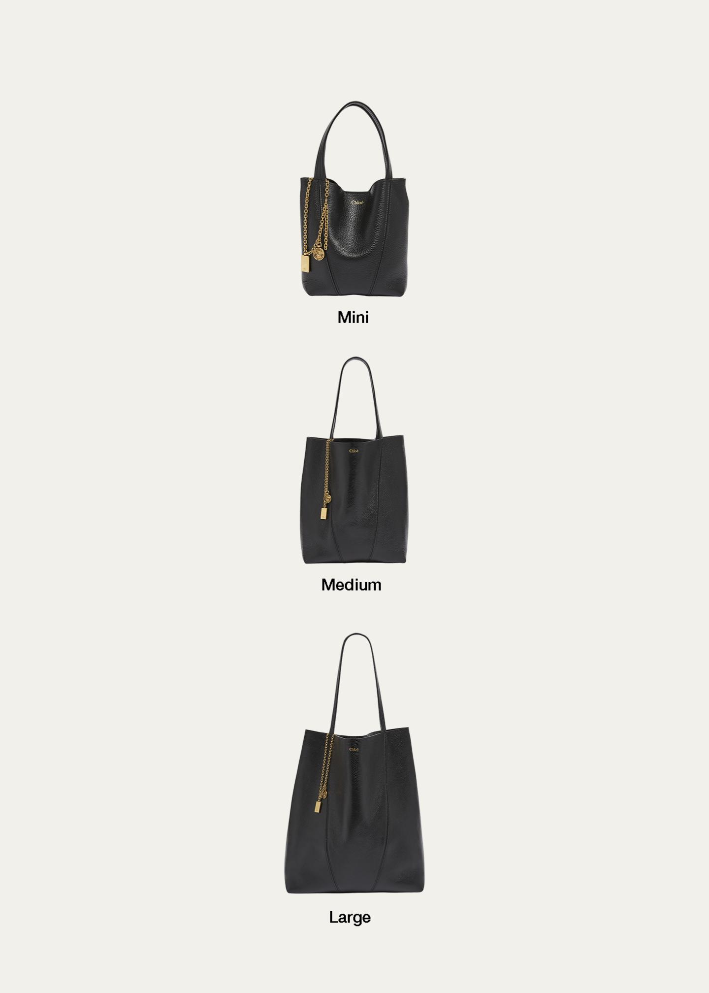 Chloe Spin North-South Tote Bag in Leather - Bergdorf Goodman