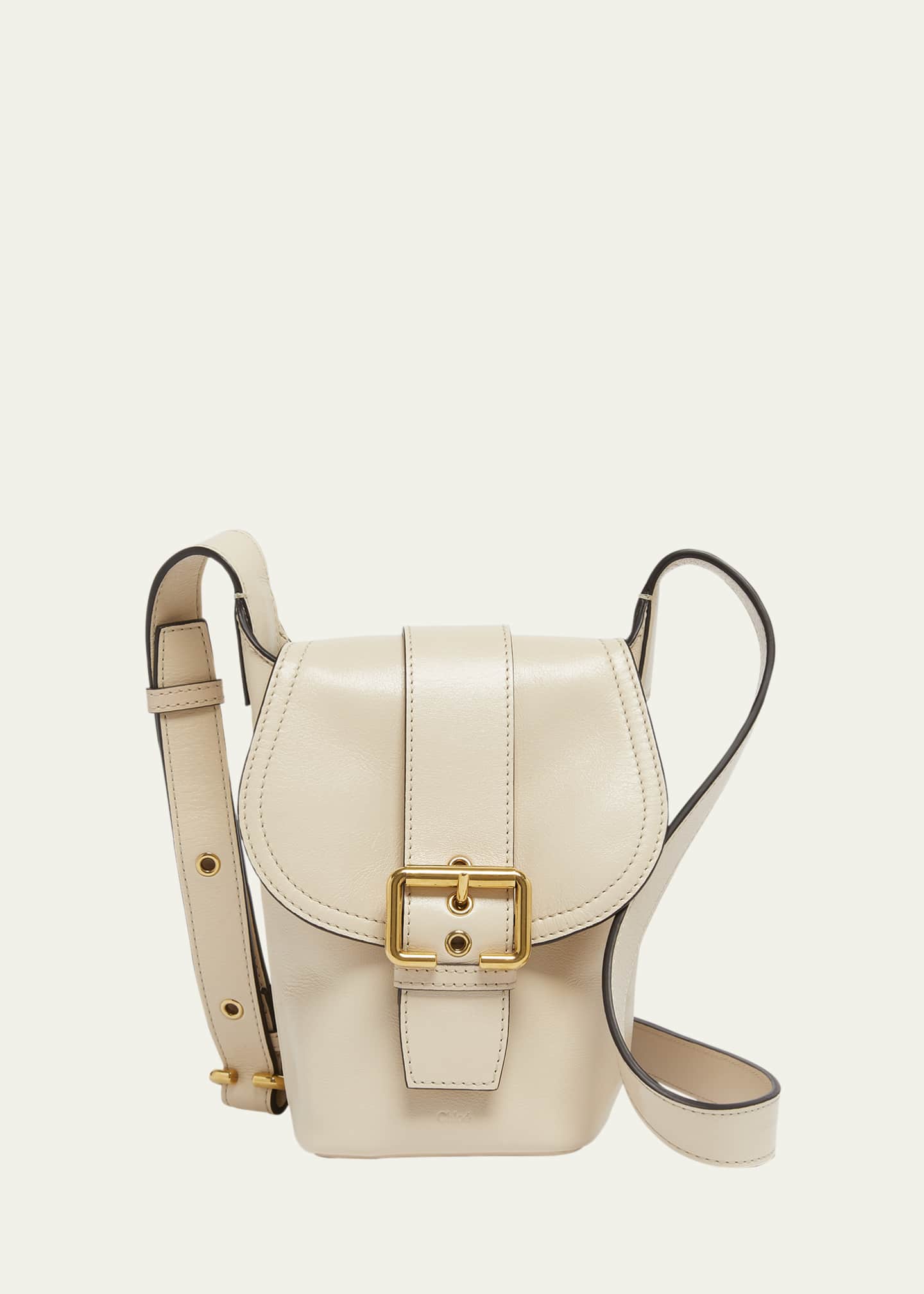 ショルダーバッグ・ポシェット CHLO MEDIUM CAMERA BAG IN GLOSSY LEATHER Chloé - Medium Camera Bag in Black | Mitchell Stores