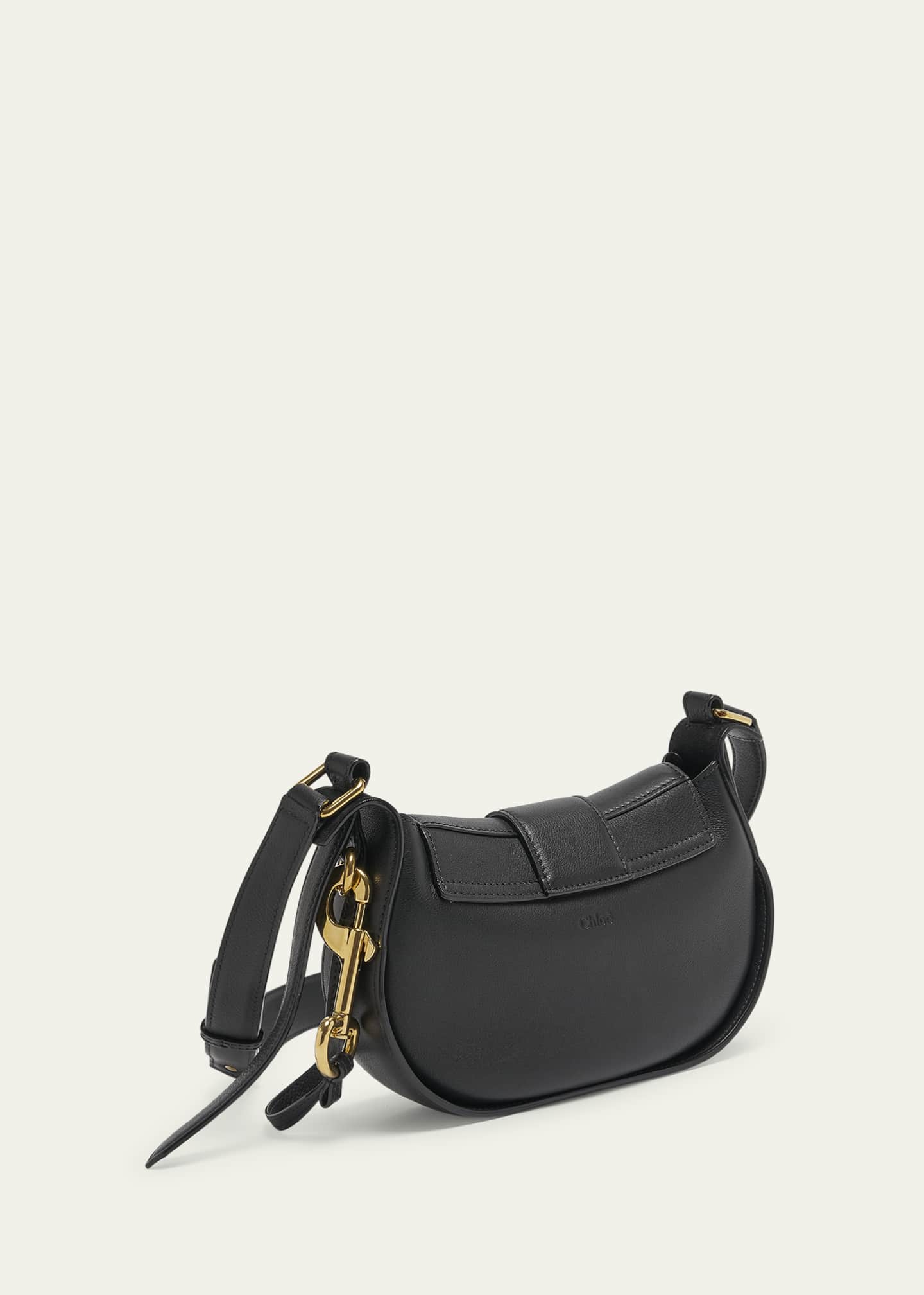 Chloe Ride Small Flap Crossbody Bag in Calfskin Image 3 of 6
