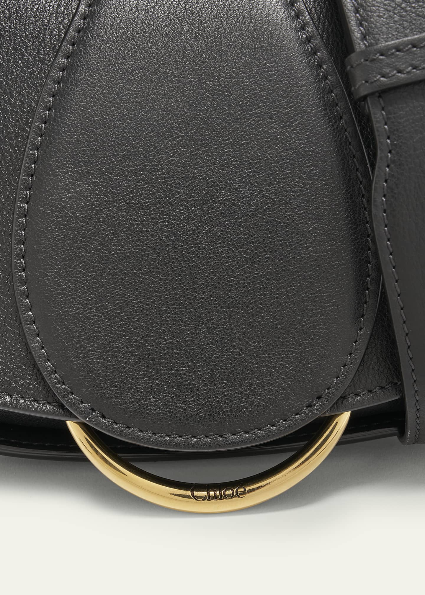 Chloe Ride Small Flap Crossbody Bag in Calfskin Image 6 of 6