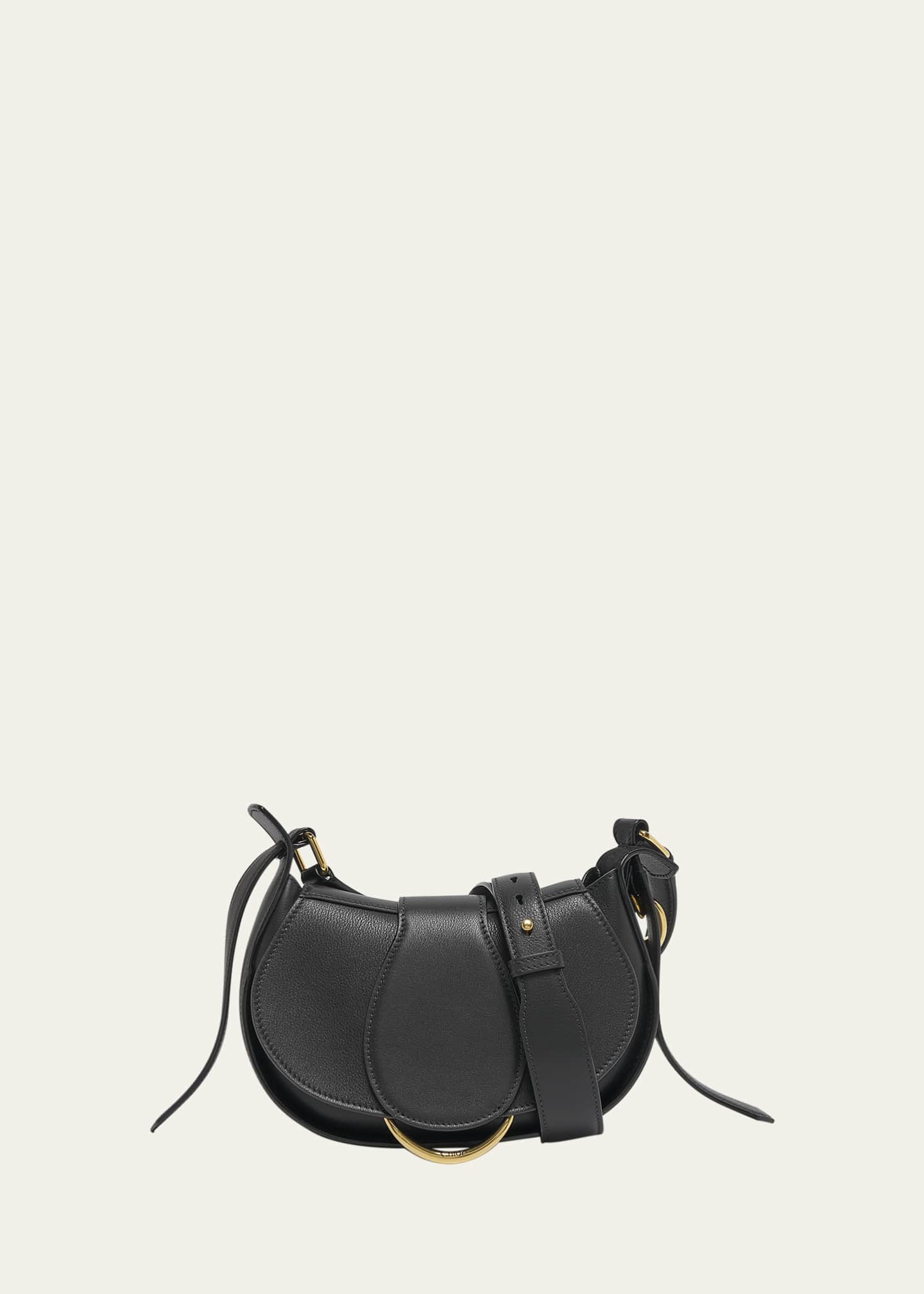 Chloe Ride Small Flap Crossbody Bag in Calfskin Image 1 of 6