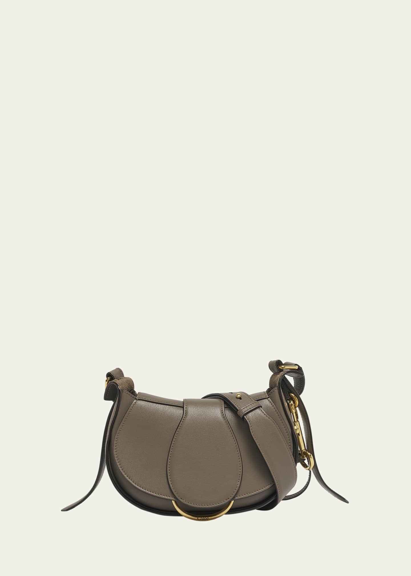 Chloe Ride Small Flap Crossbody Bag in Calfskin Image 1 of 6