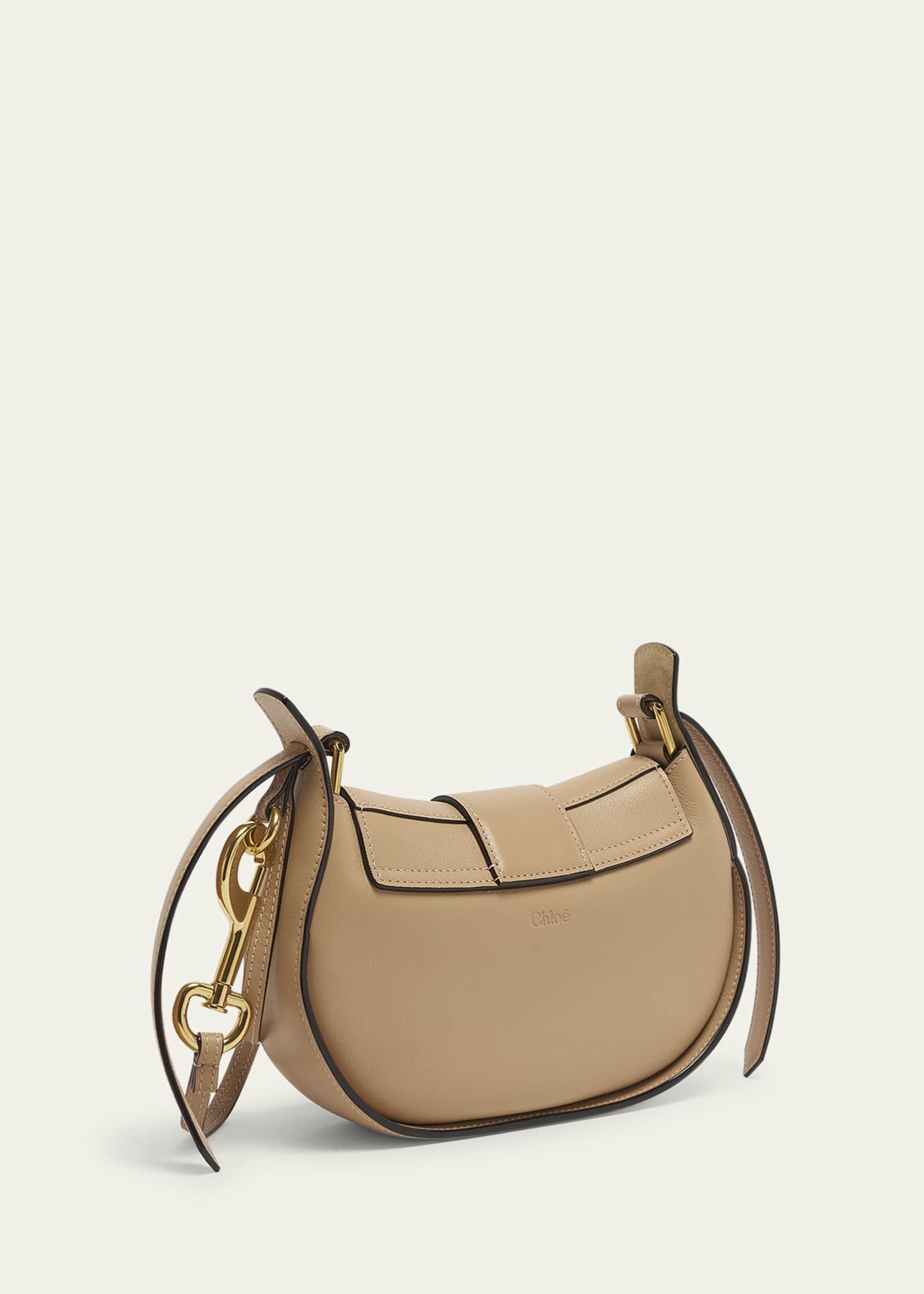 Chloe Ride Small Flap Crossbody Bag in Calfskin Image 3 of 6