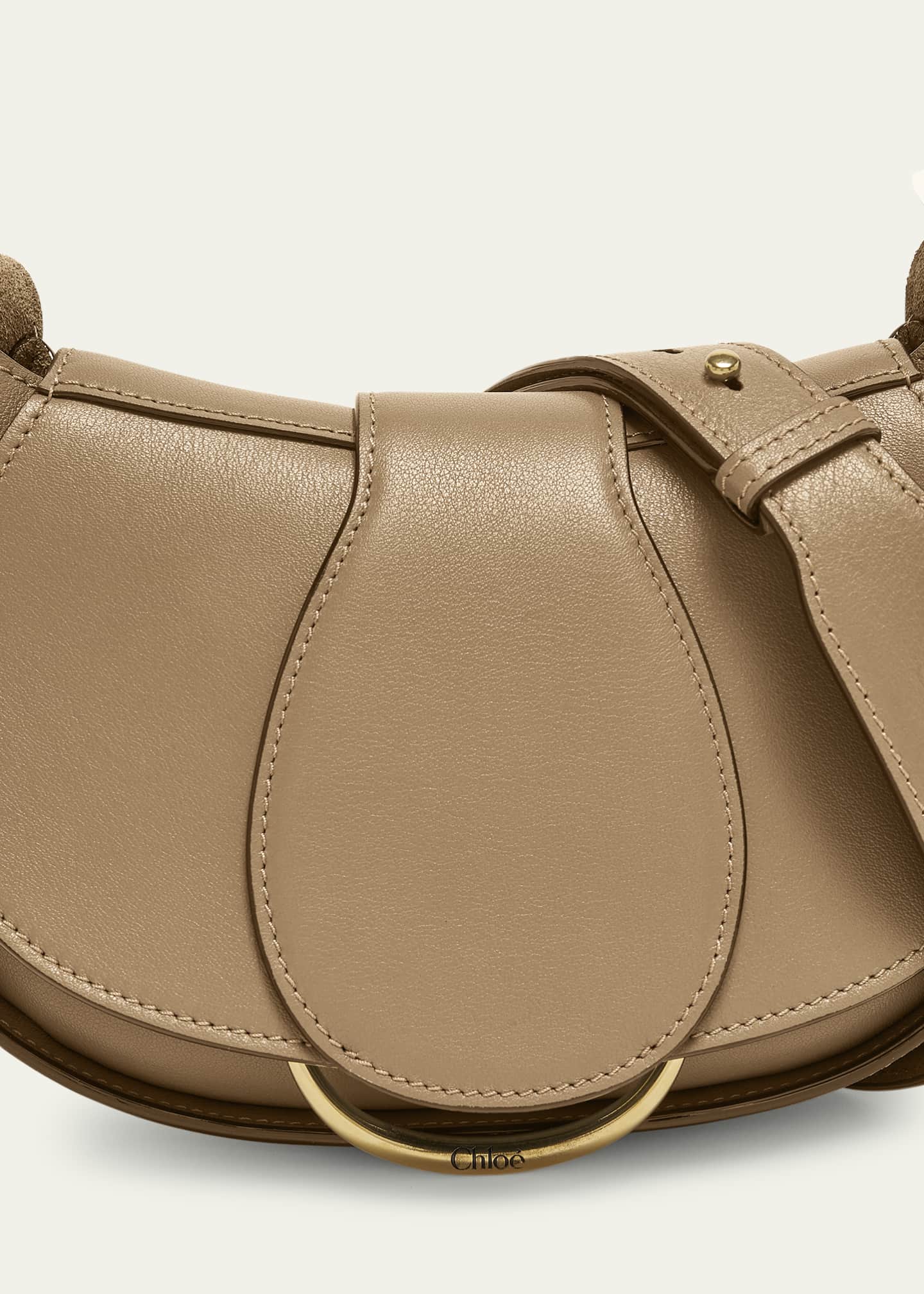 Chloe Ride Small Flap Crossbody Bag in Calfskin Image 6 of 6