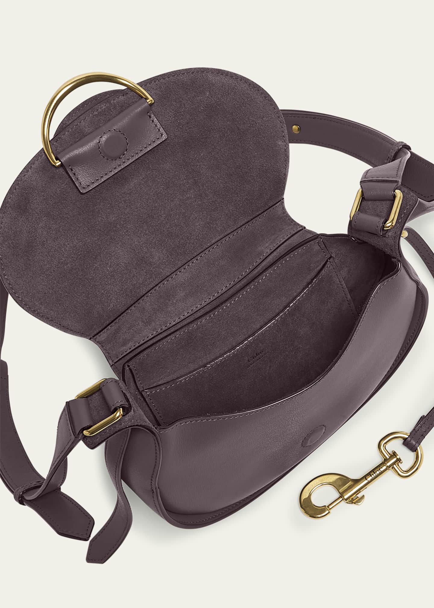 Chloe Ride Small Flap Crossbody Bag in Calfskin - Bergdorf Goodman