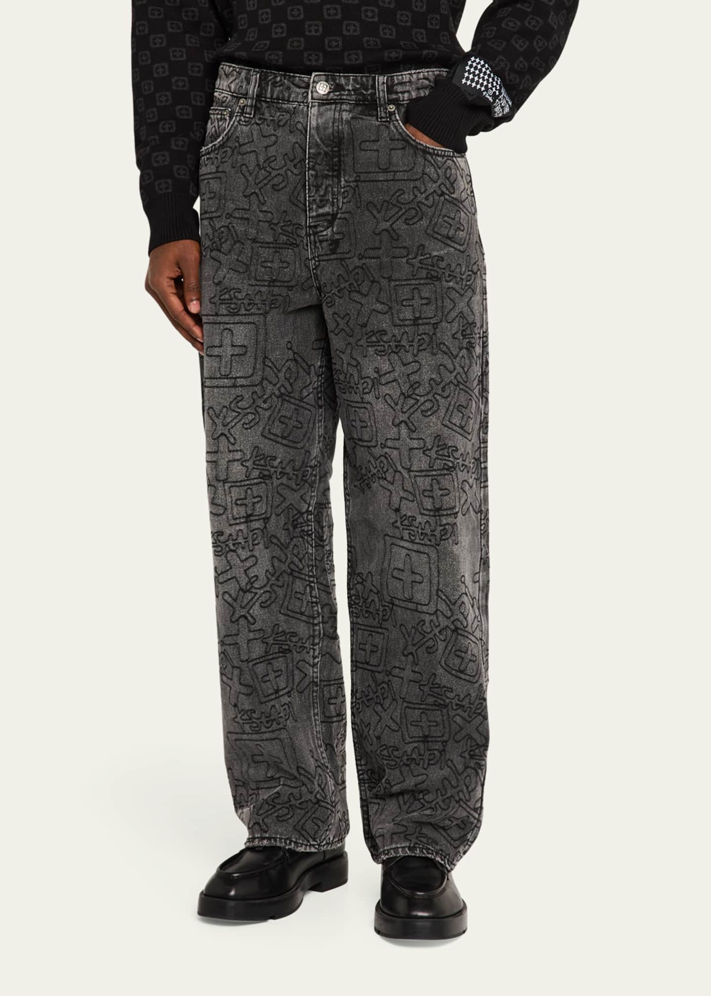Ksubi Men's Maxx Stencil Stitch Jeans Image 4 of 5