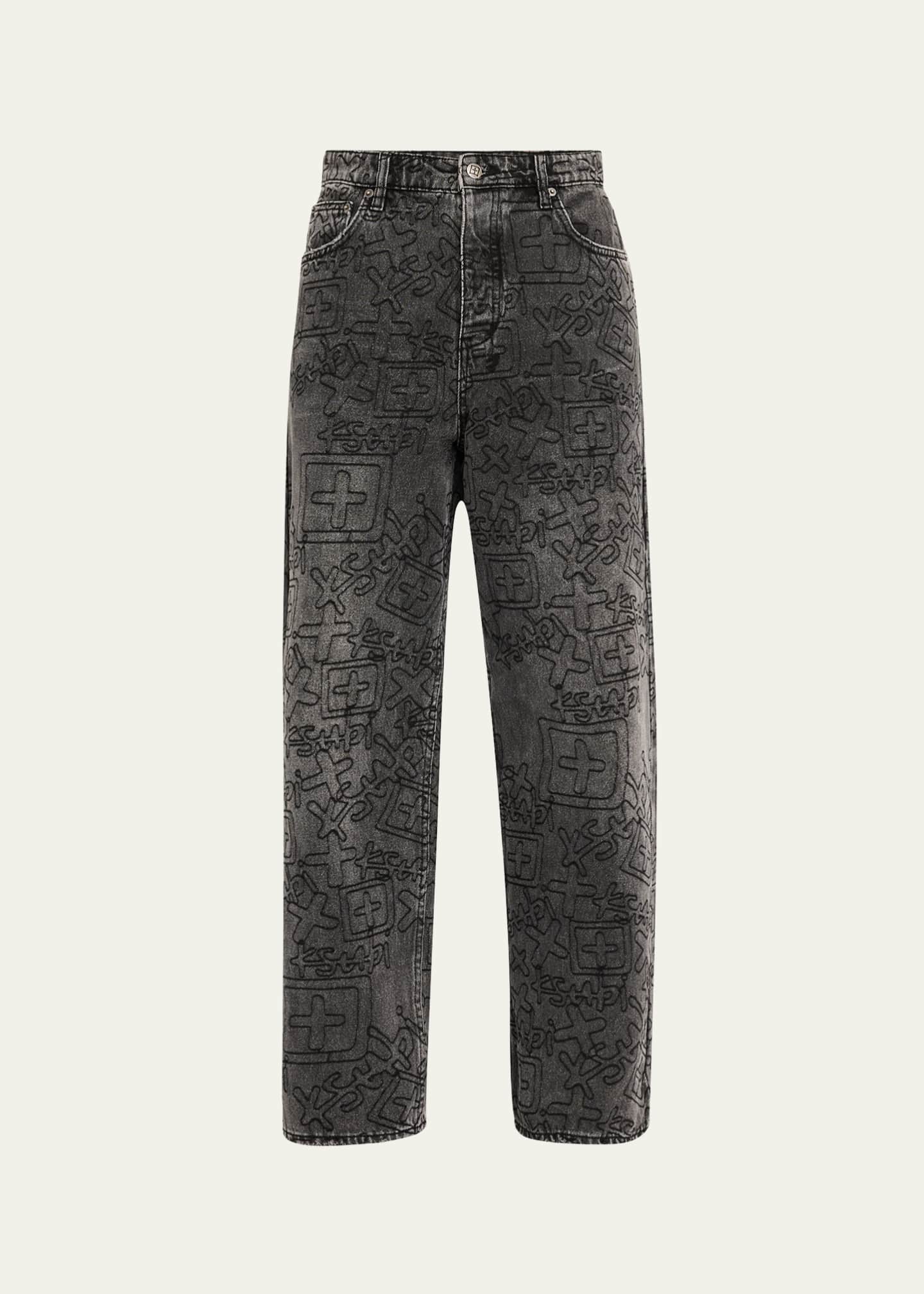 Ksubi Men's Maxx Stencil Stitch Jeans Image 1 of 5