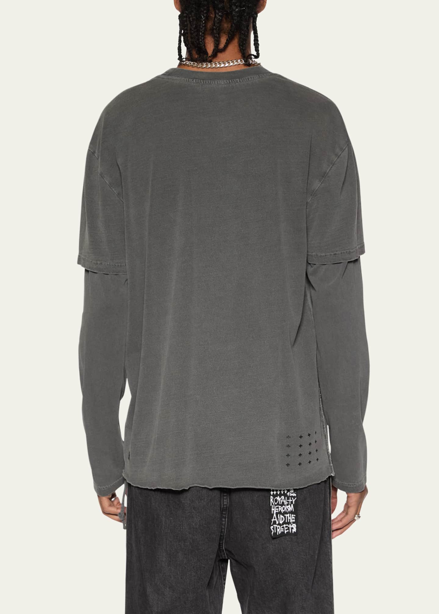 Ksubi Men's Fuego Layered T-Shirt Image 3 of 3