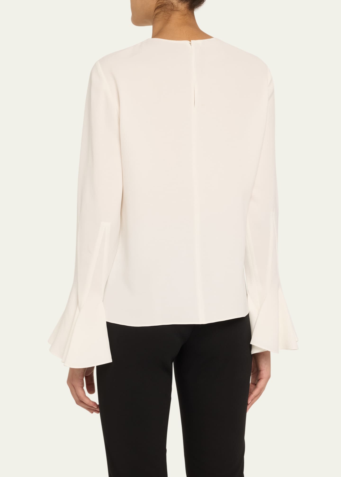 Lafayette 148 New York Godet Sleeve Blouse Bergdorf Goodman