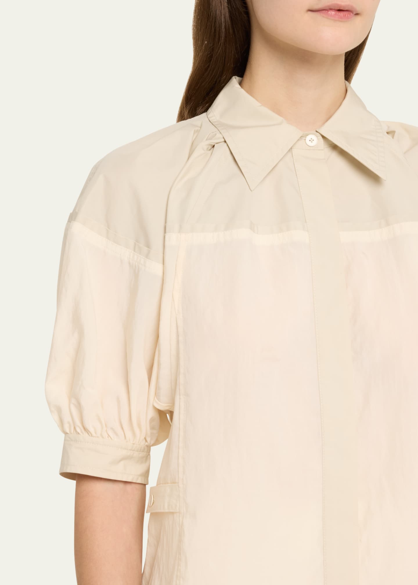 3.1 Phillip Lim Lantern-Sleeve Shirt Image 5 of 5