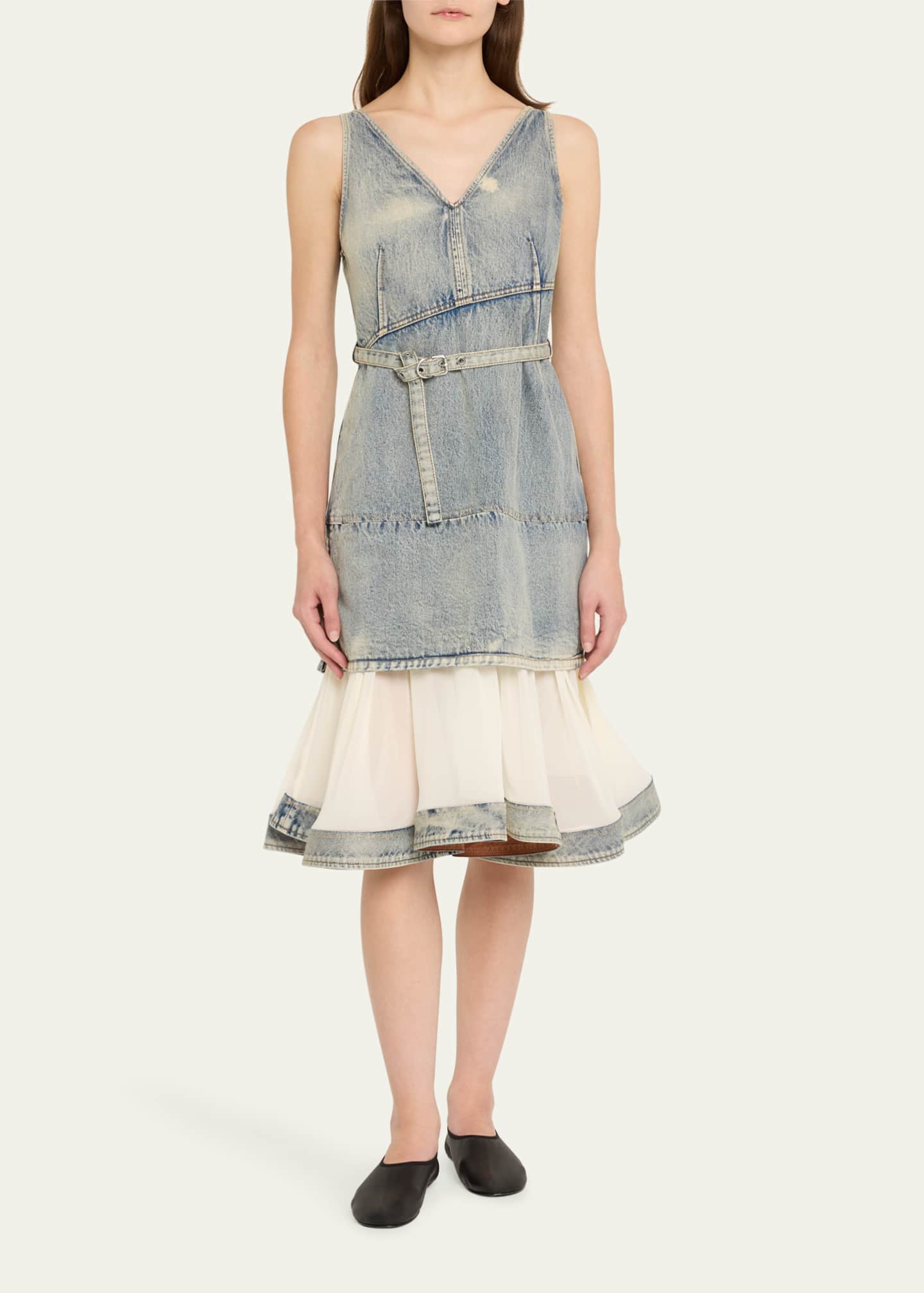 【3.1 Phillip Lim】フィルクーペ ミディドレス S222-9251-LCE-