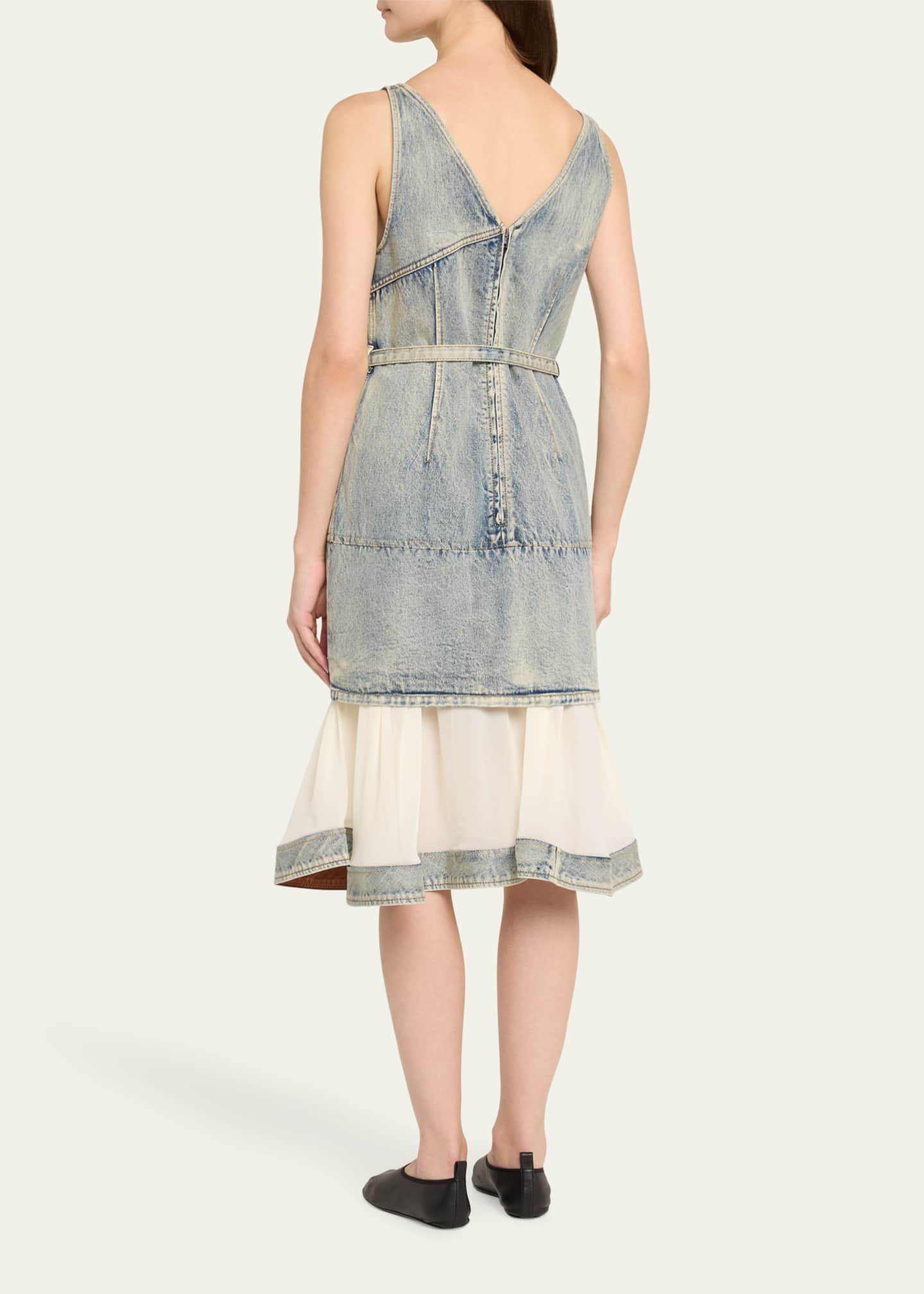 Her lip to - herlipto Marseille Belted Denim Dressの通販 by