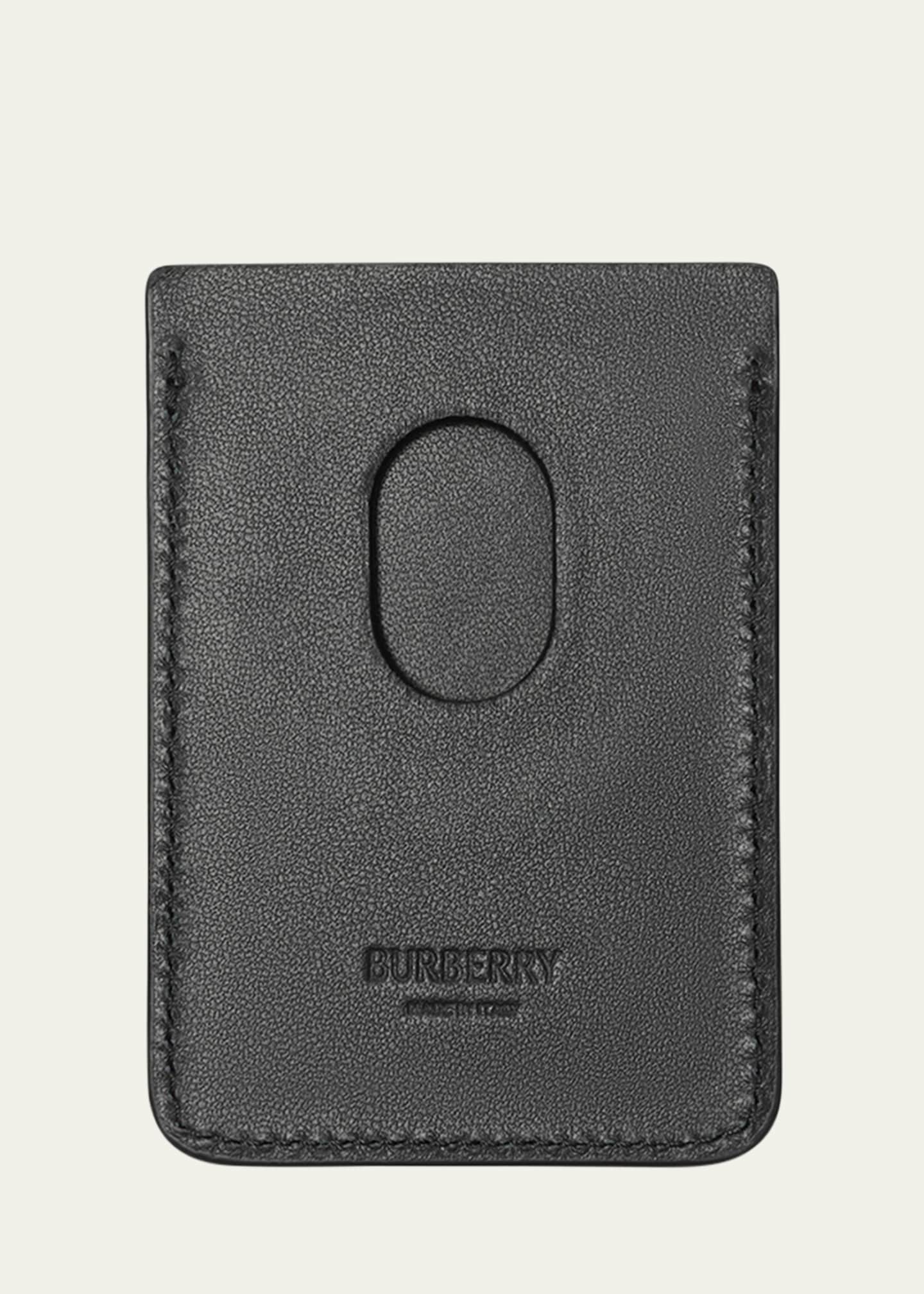 Burberry Men's Leather Magnetic Card Holder Image 2 of 2