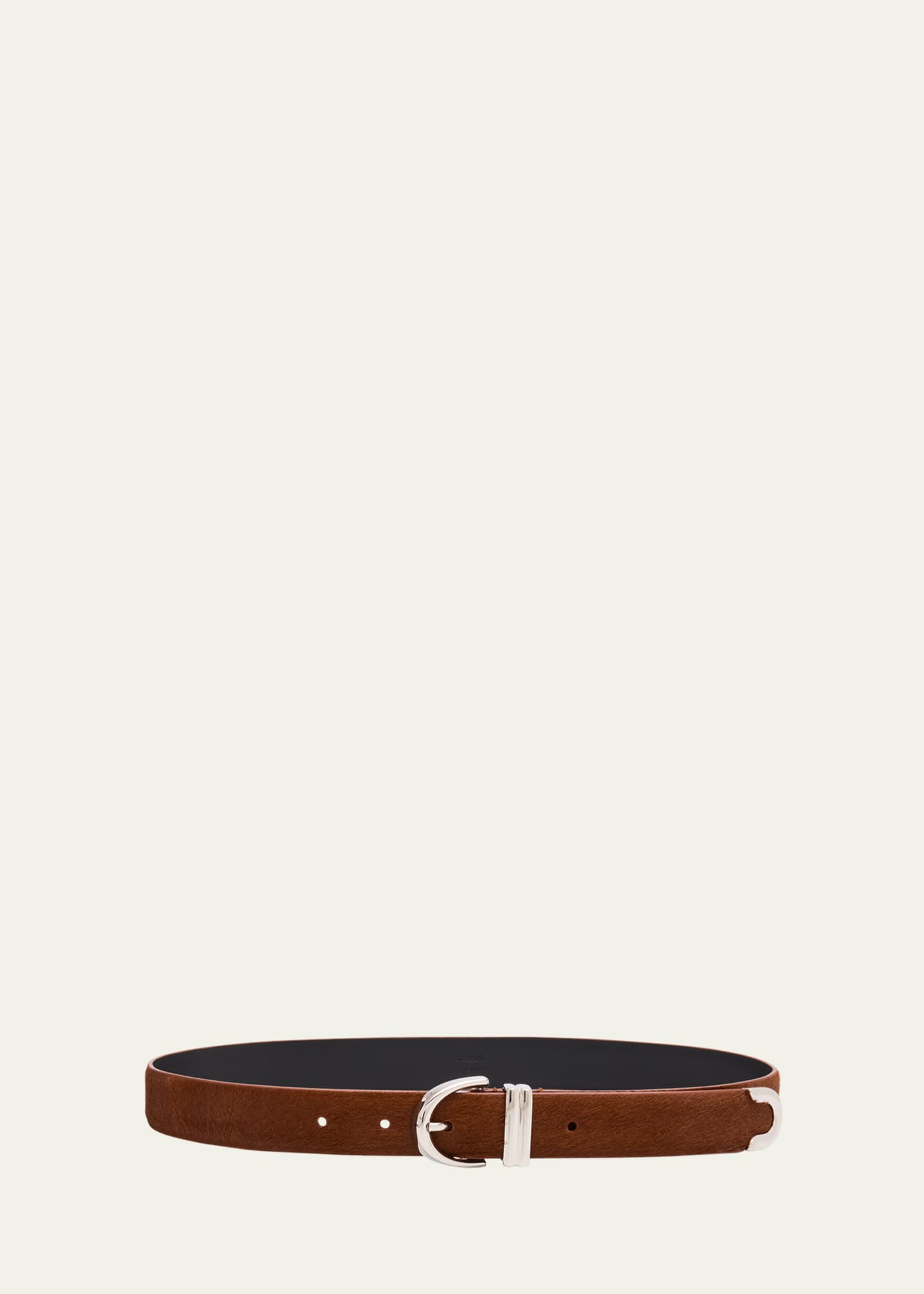 Khaite Bambi Suede Skinny Belt Image 1 of 2