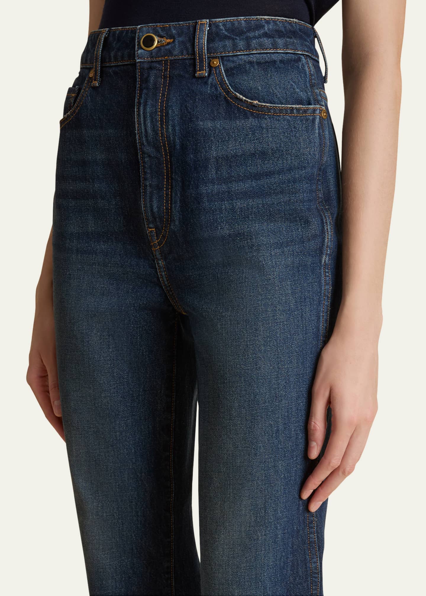 Khaite Danielle Straight Leg Jeans Image 5 of 5
