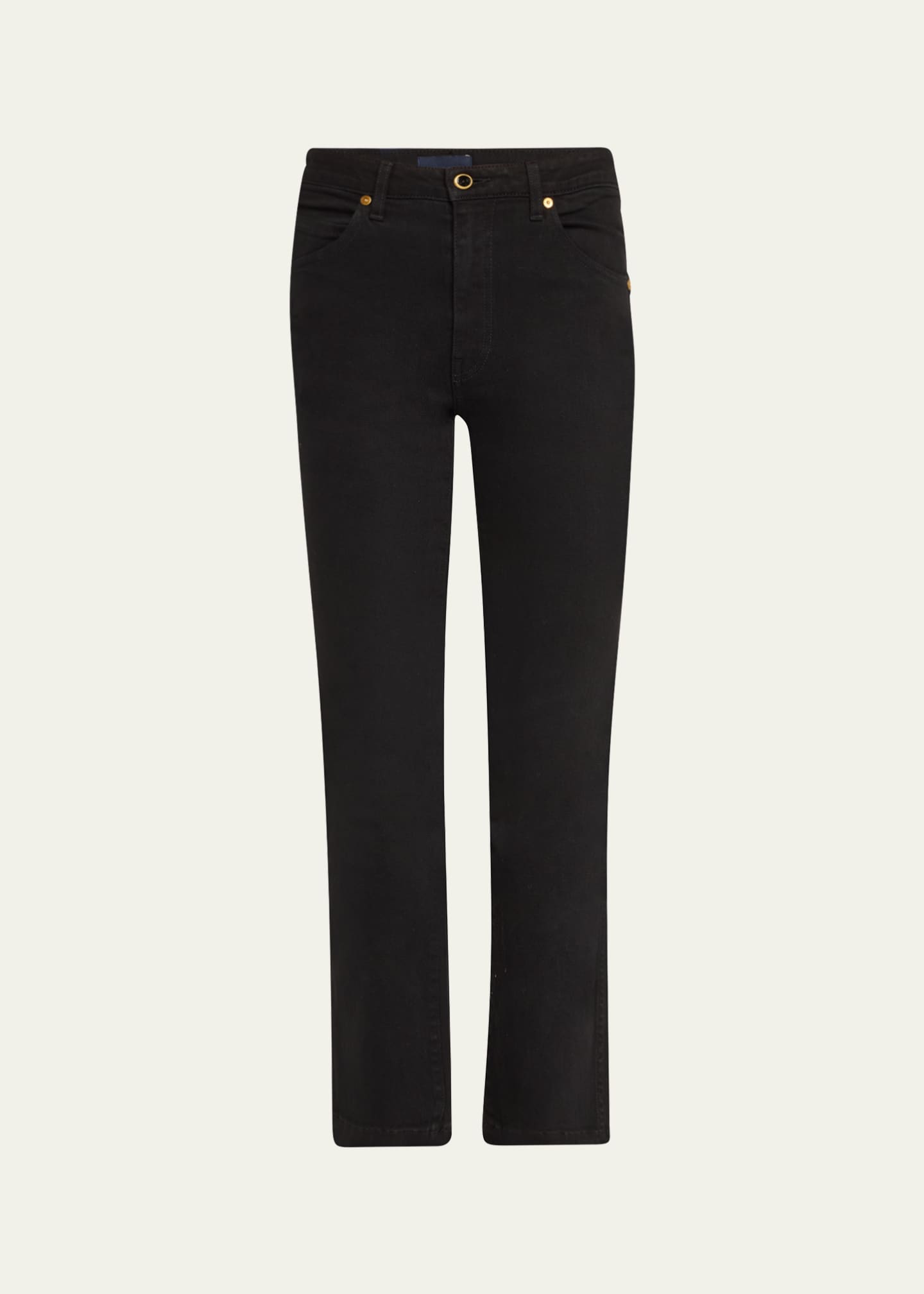 Khaite Vivian Straight-Leg Ankle Jeans Image 1 of 5