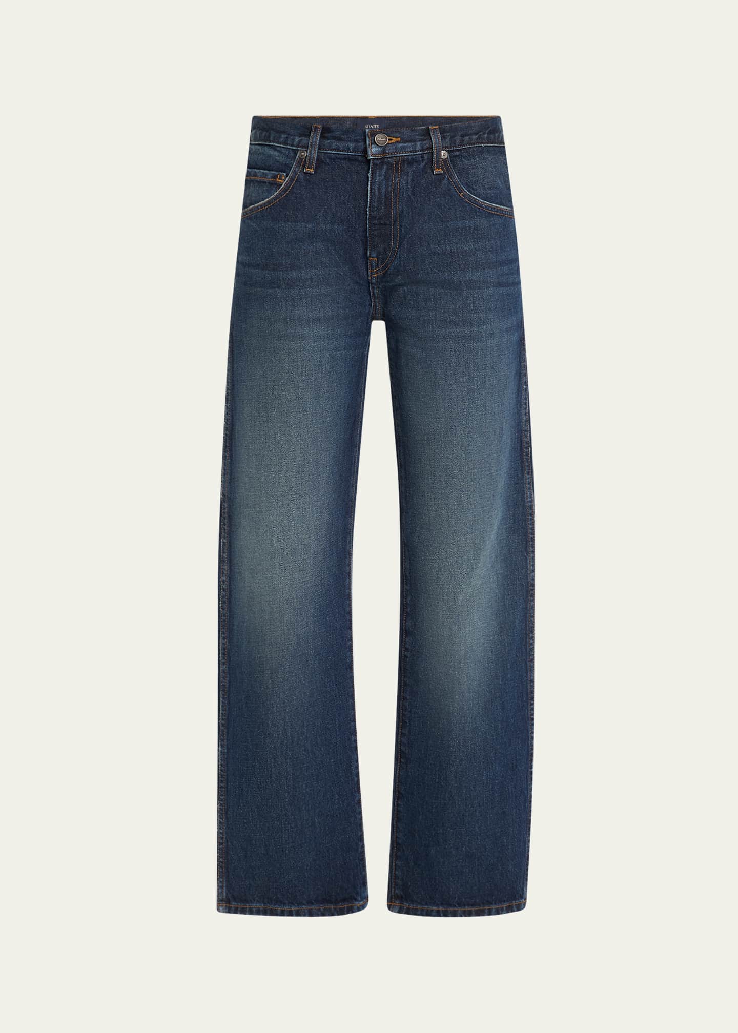 Khaite Kerrie Crop Wide Leg Jeans Image 1 of 4
