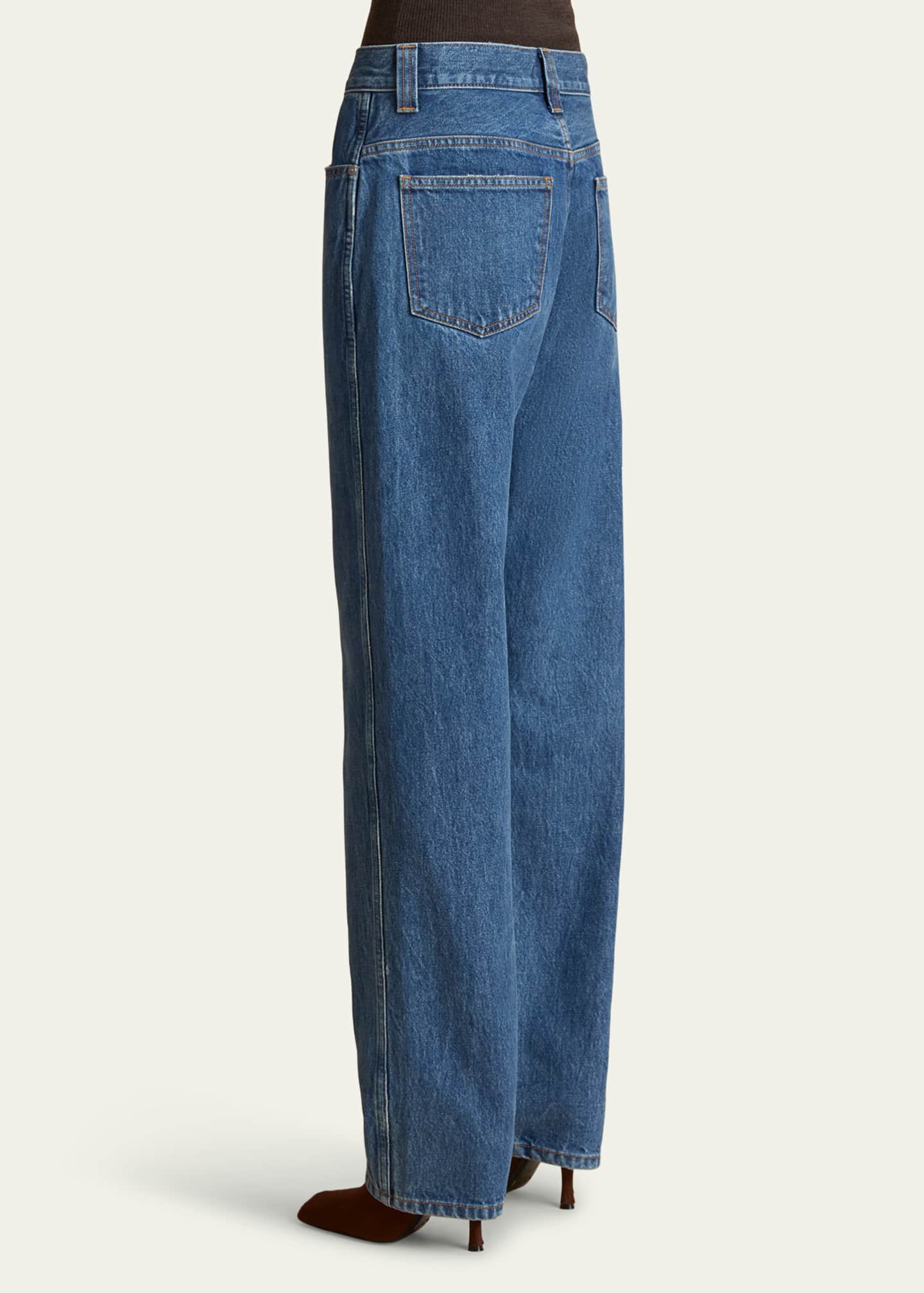Khaite Corben Straight Leg Jeans Image 3 of 5