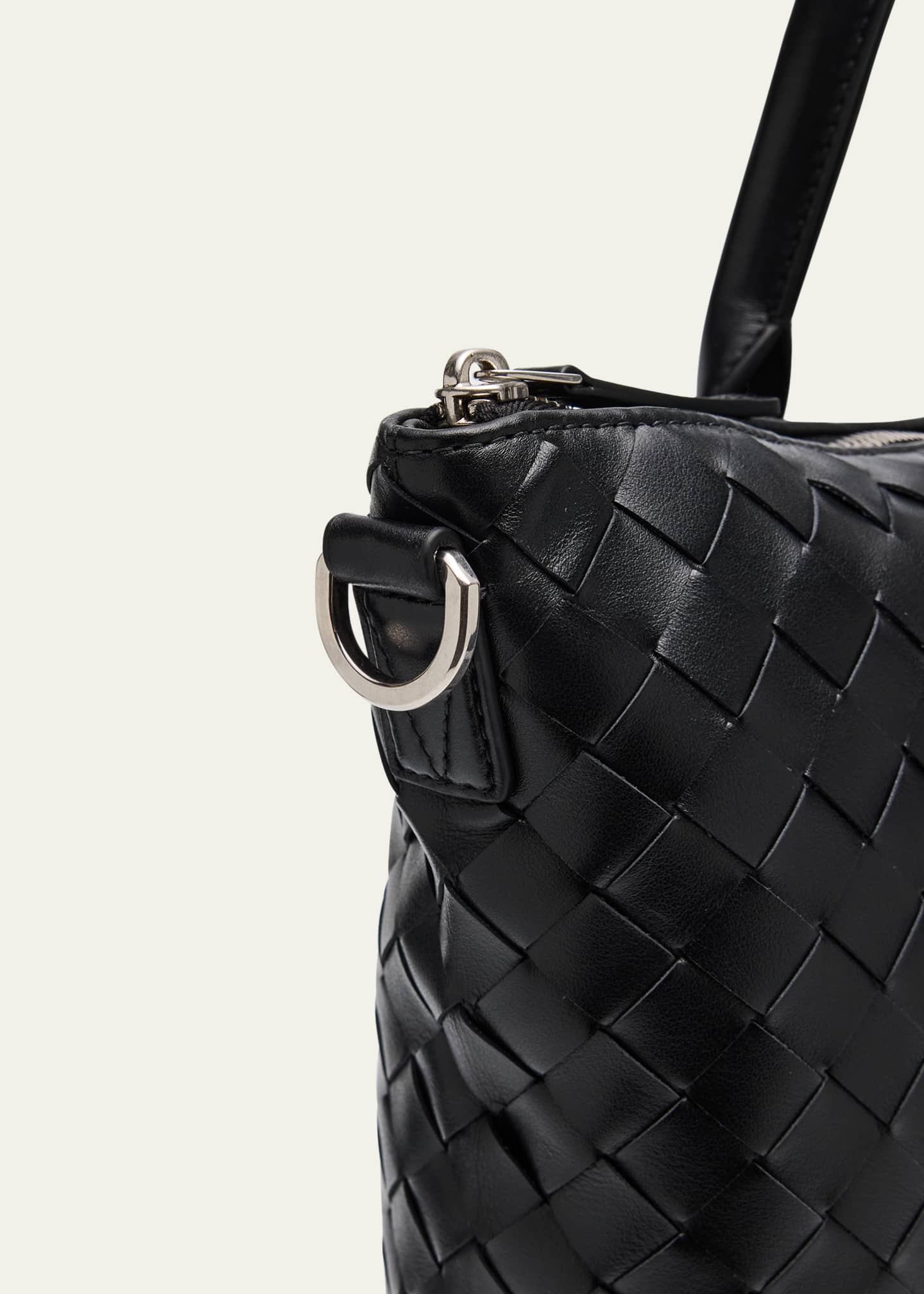 Bottega Veneta Men's Intrecciato Zip North-South Tote Bag Image 6 of 6