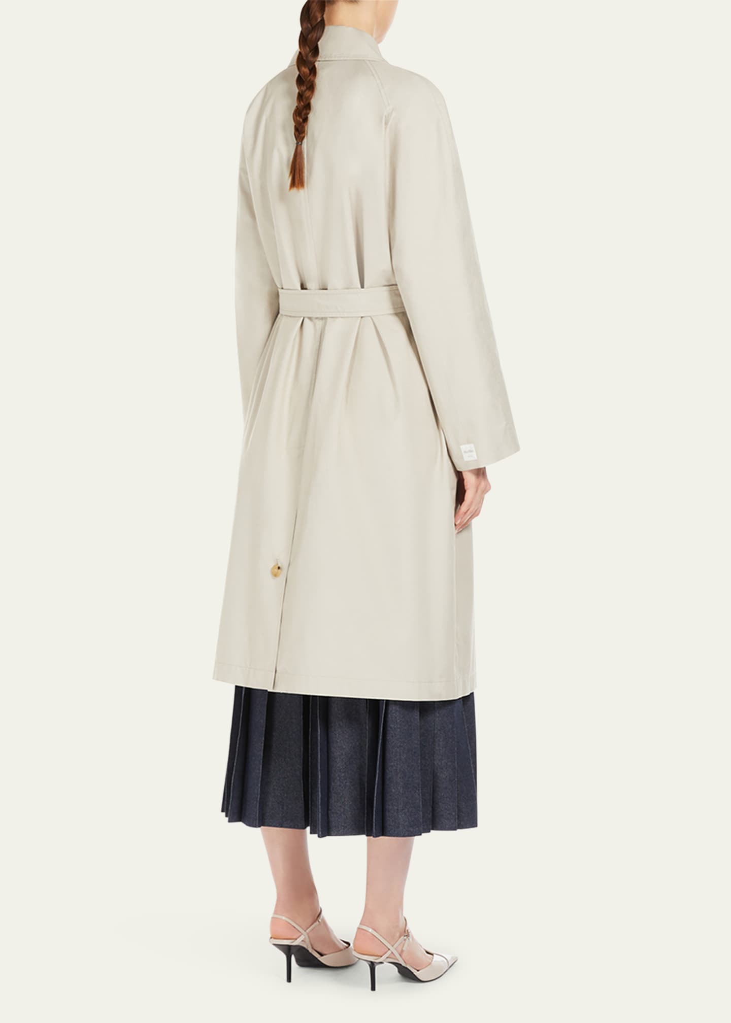 Max Mara Orleans Belted Raincoat Image 3 of 4