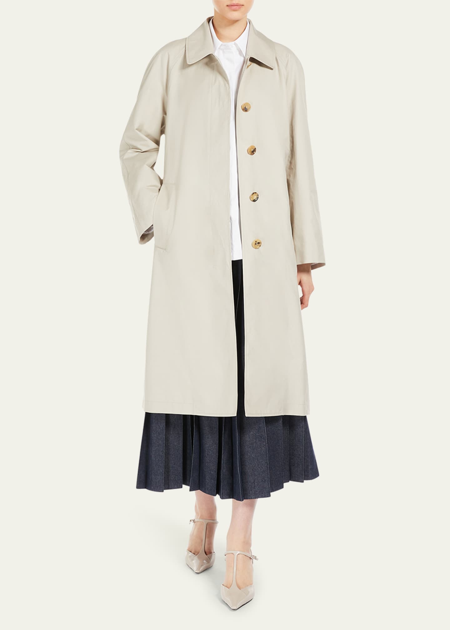 Max Mara Orleans Belted Raincoat Image 4 of 4