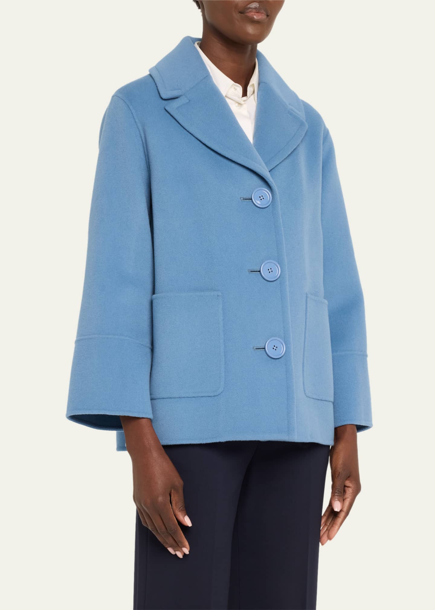 Max Mara Windsor Cotton Jacket Image 4 of 5