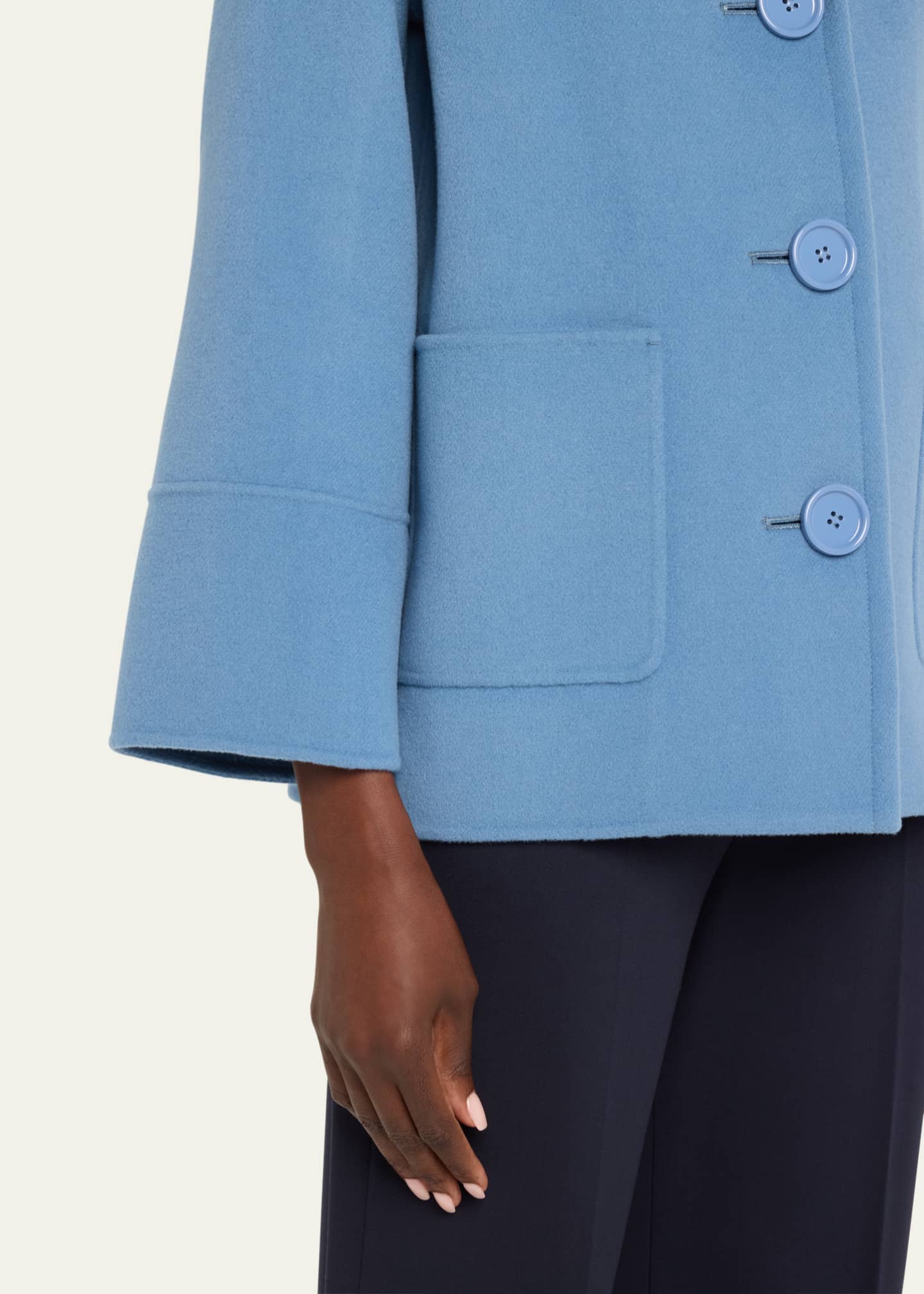 Max Mara Windsor Cotton Jacket Image 5 of 5