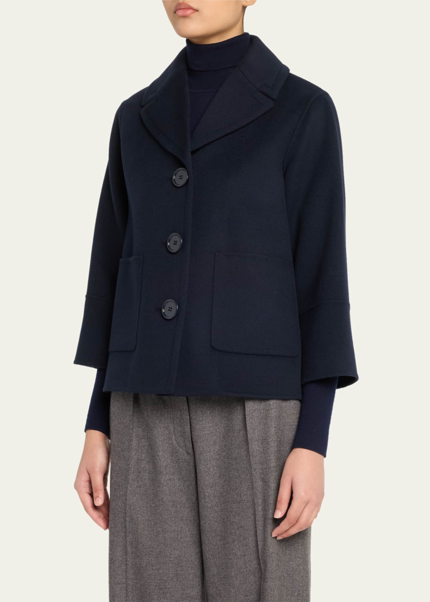 Max Mara Windsor Cotton Jacket Image 4 of 5