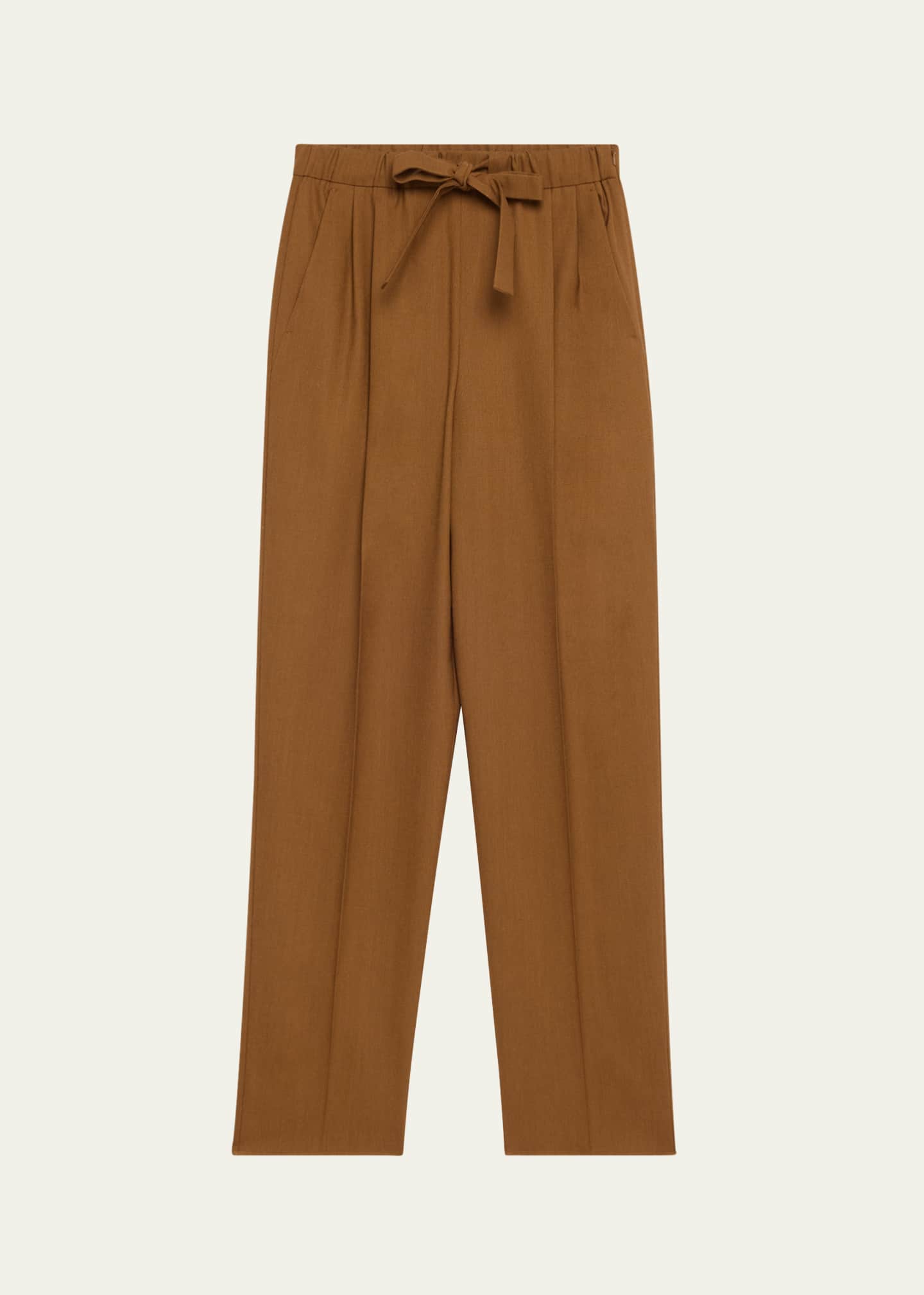 Max Mara Edere Long Drawstring Trousers Image 1 of 5