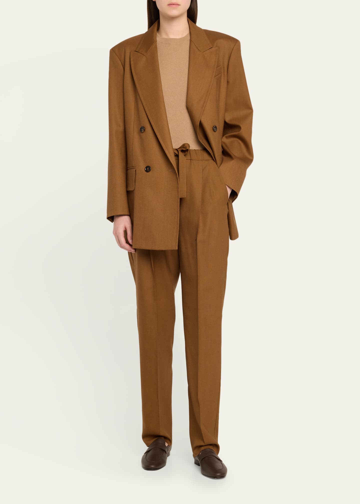 Max Mara Palanca Double-Breasted Silk Jacket Image 2 of 5