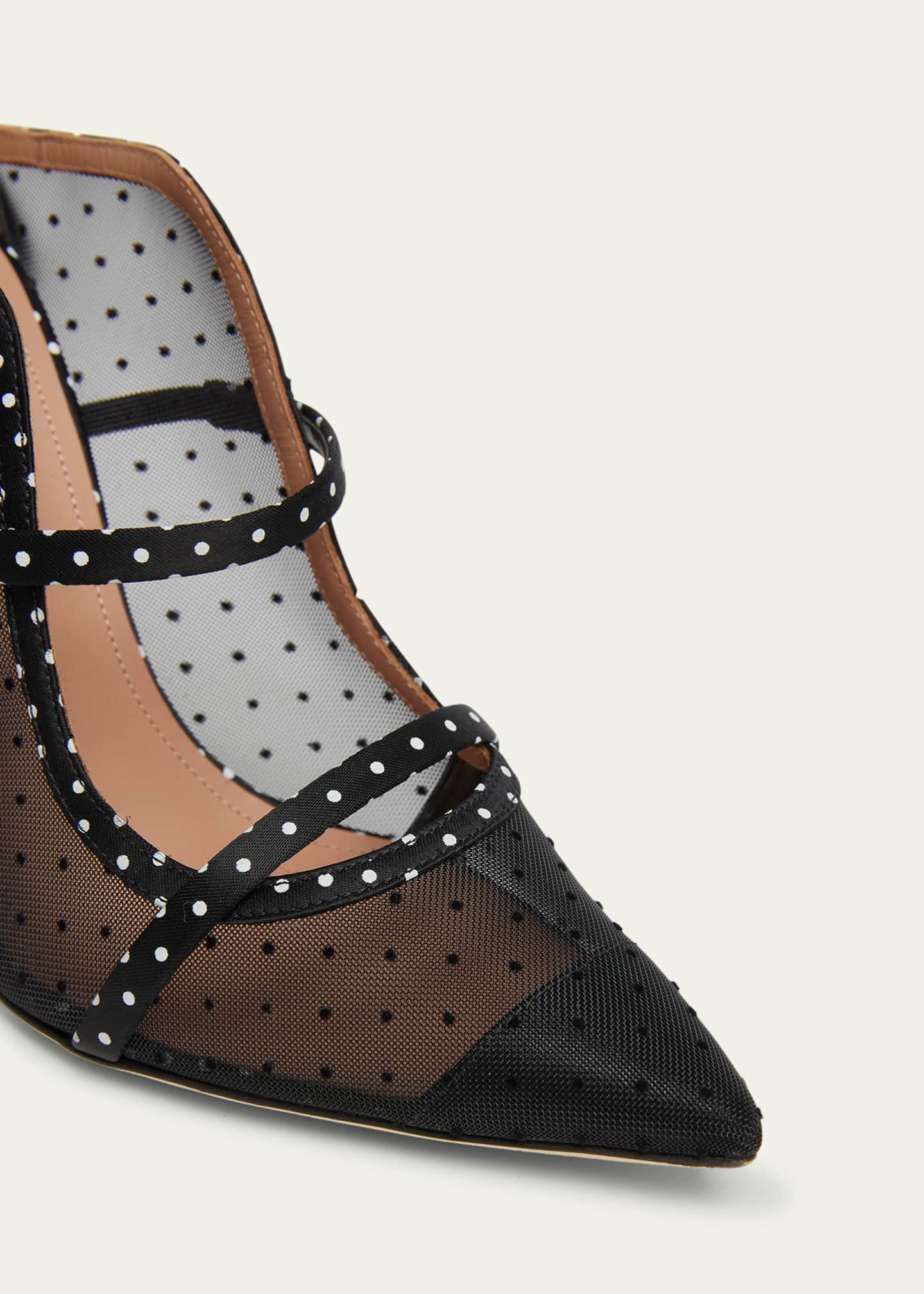 Malone Souliers Maureen Polka Dot Double-Strap Mules Image 5 of 5