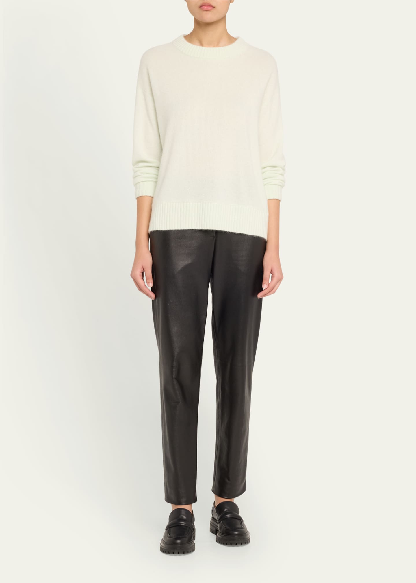 Alice + Olivia Barbra Crewneck Cashmere Pullover Image 2 of 5