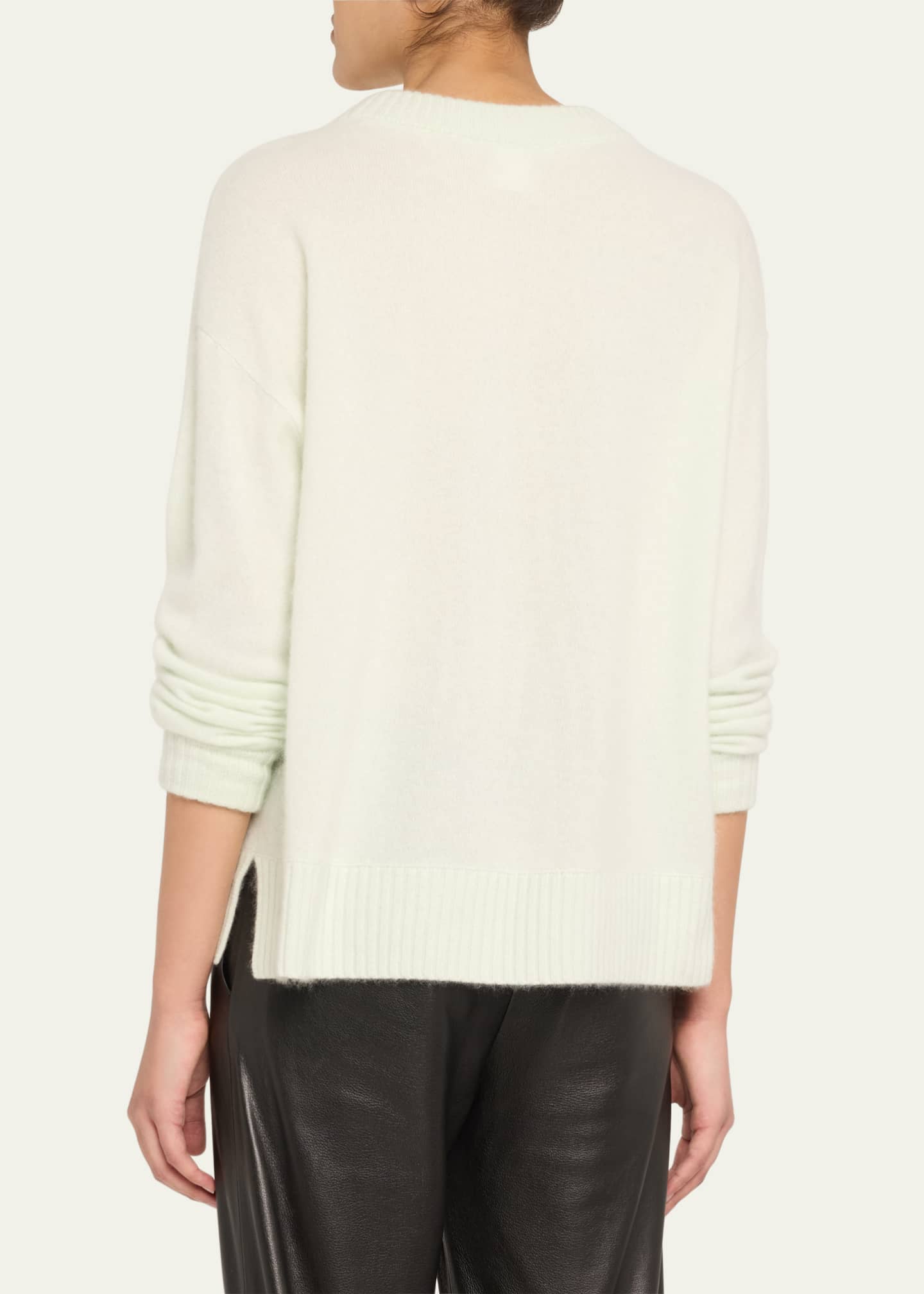 Alice + Olivia Barbra Crewneck Cashmere Pullover Image 3 of 5