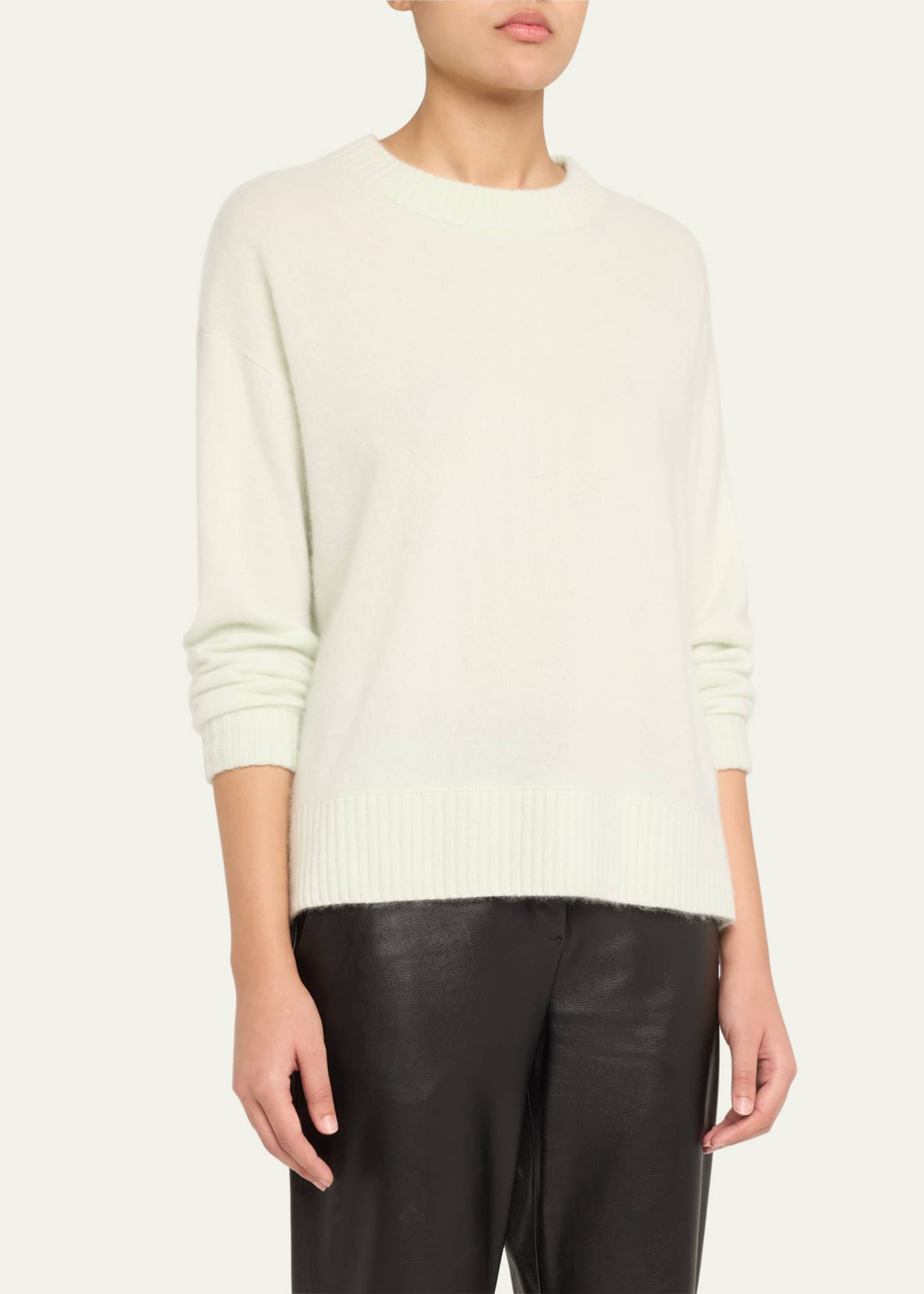 Alice + Olivia Barbra Crewneck Cashmere Pullover Image 4 of 5