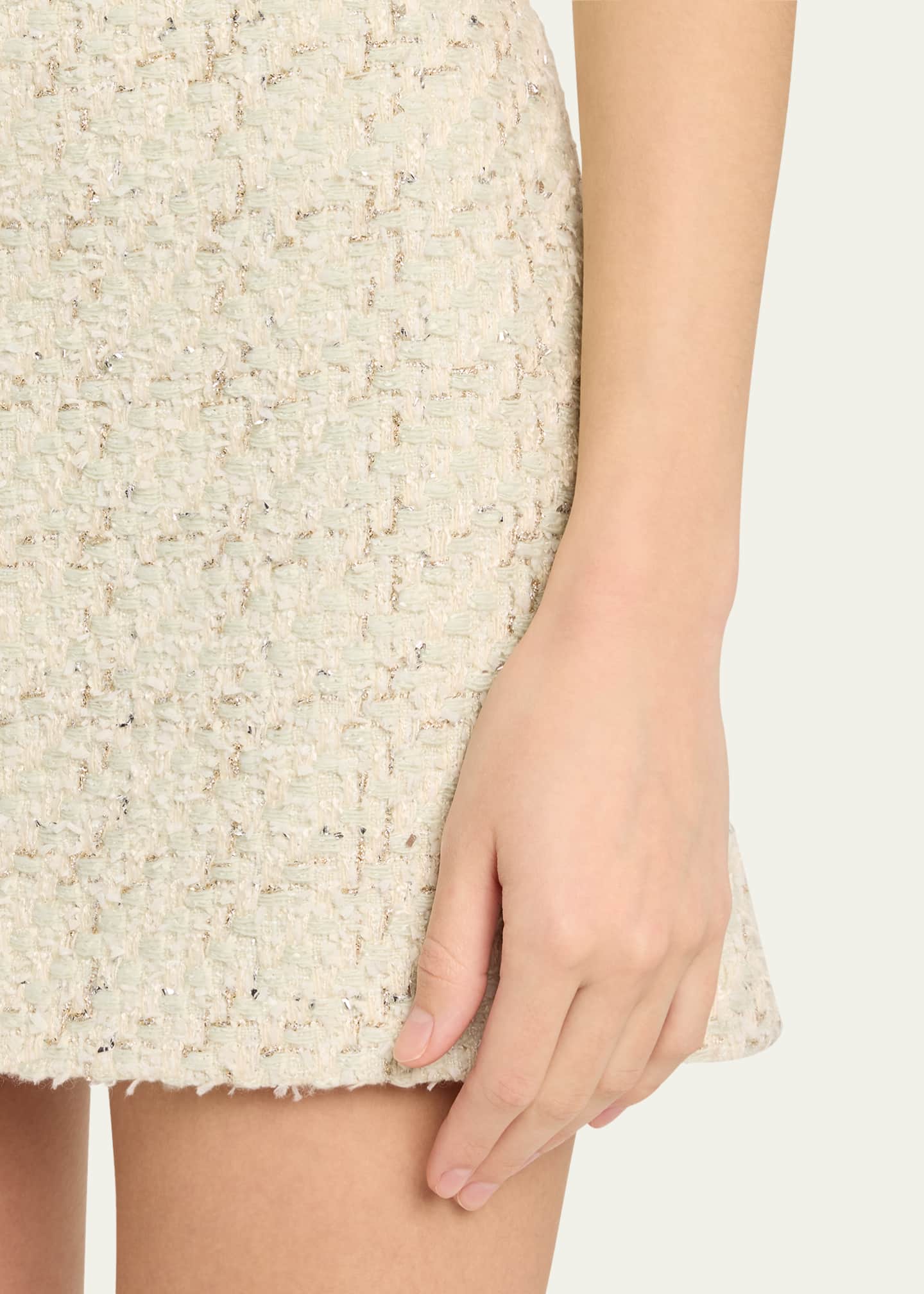 Alice + Olivia Riley Tweed Mini Skirt Image 5 of 5