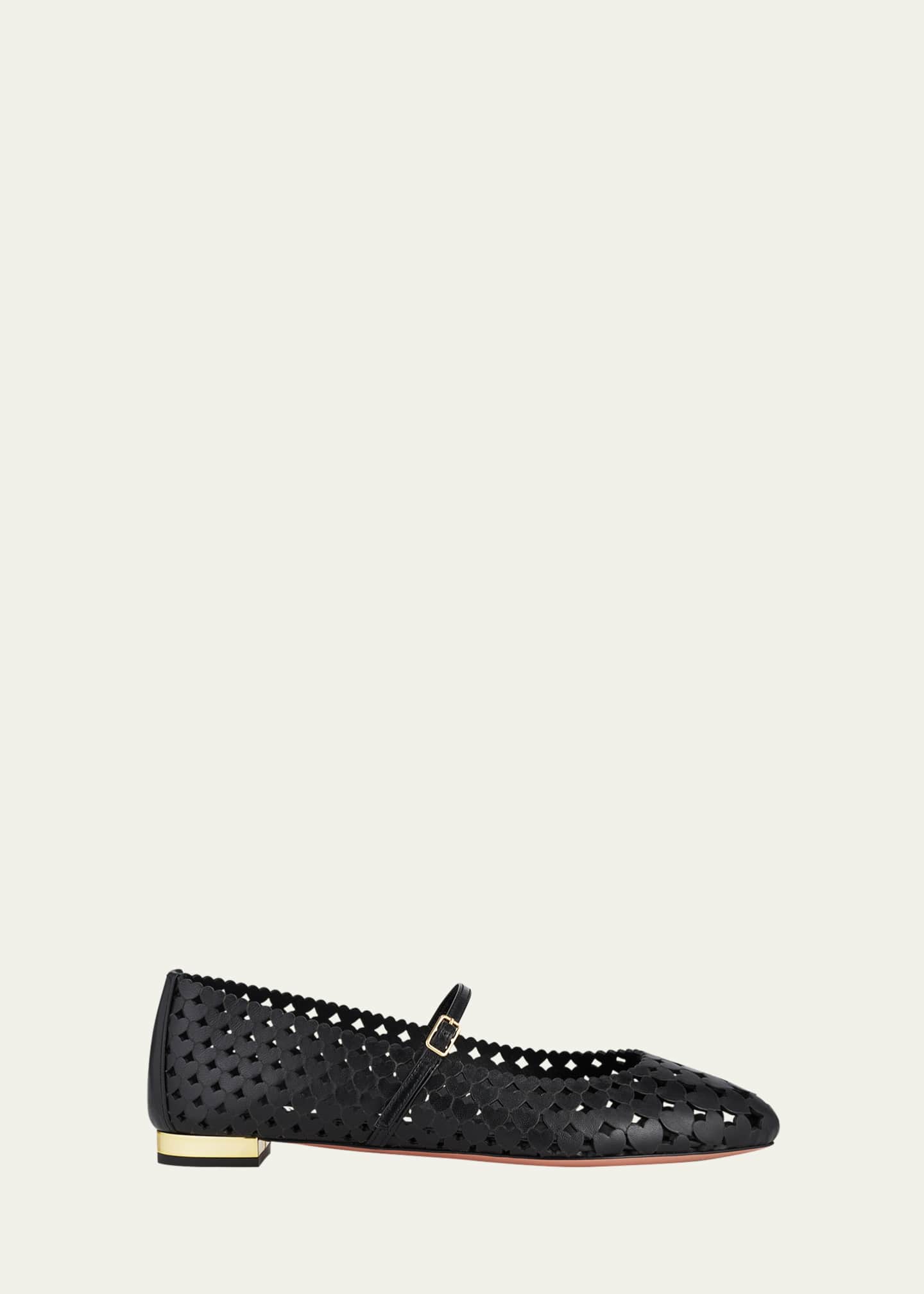 Aquazzura Amourose Mary Jane Ballerina Flats