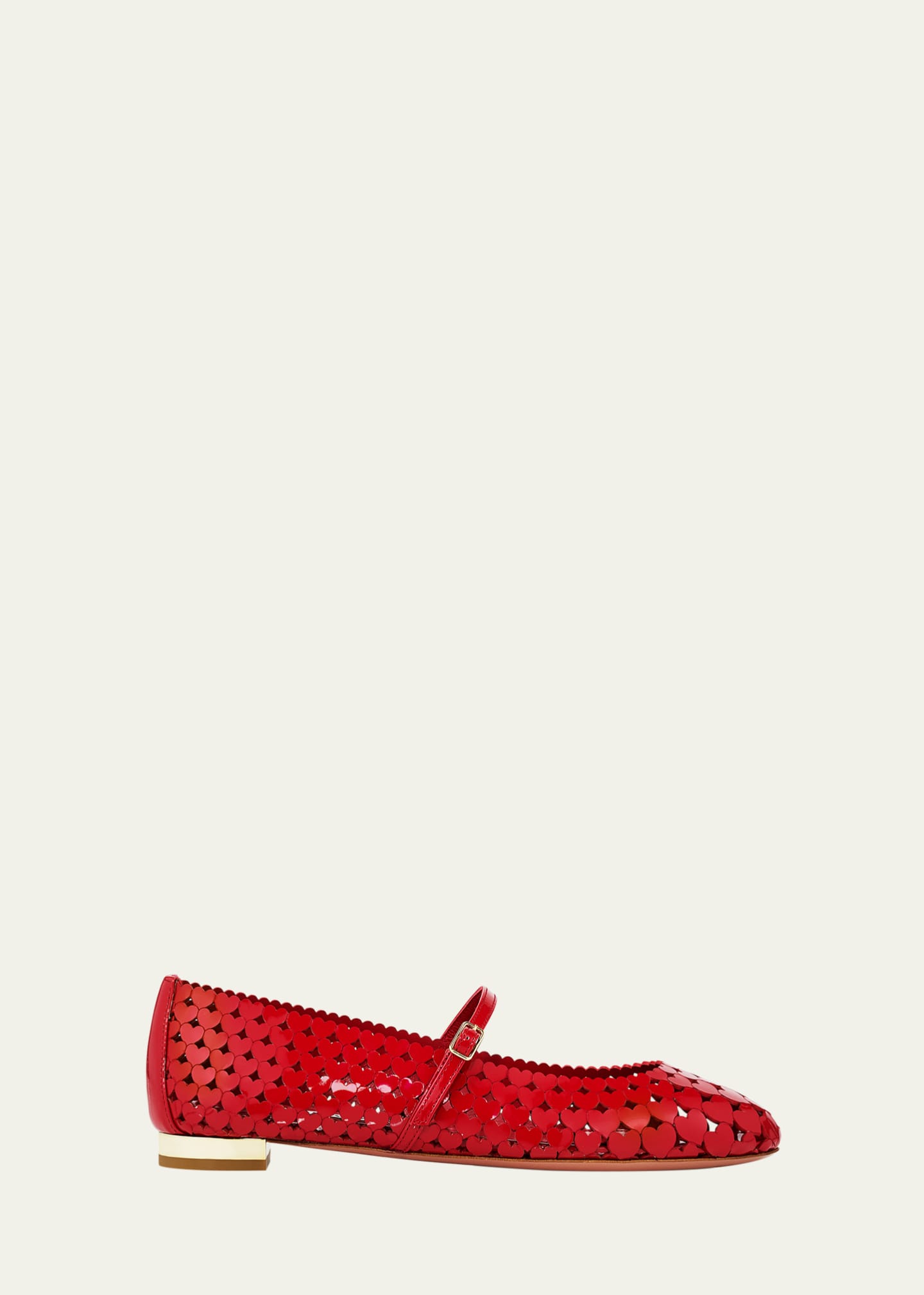 Aquazzura Amourose Mary Jane Ballerina Flats