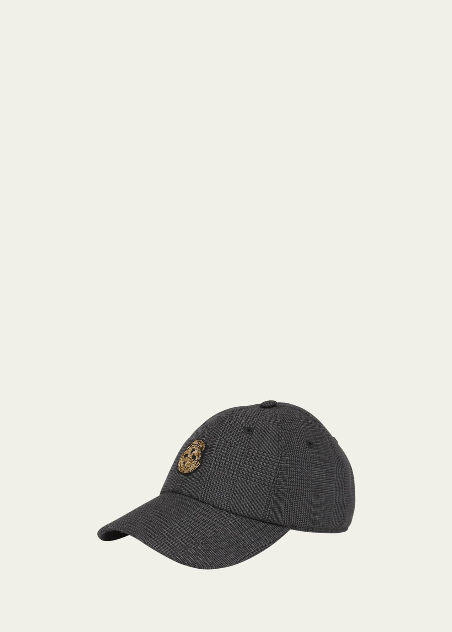 McQueen Pow Check-Print Baseball Cap Image 1 of 2