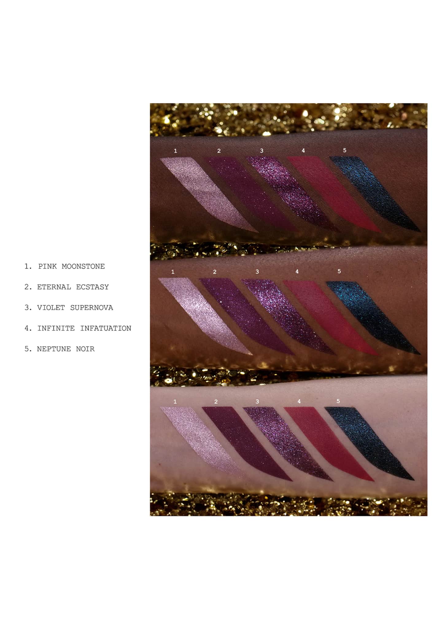 Pat McGrath Labs Luminous Legends 5 Pan Eye Shadow Palette Image 5 of 5