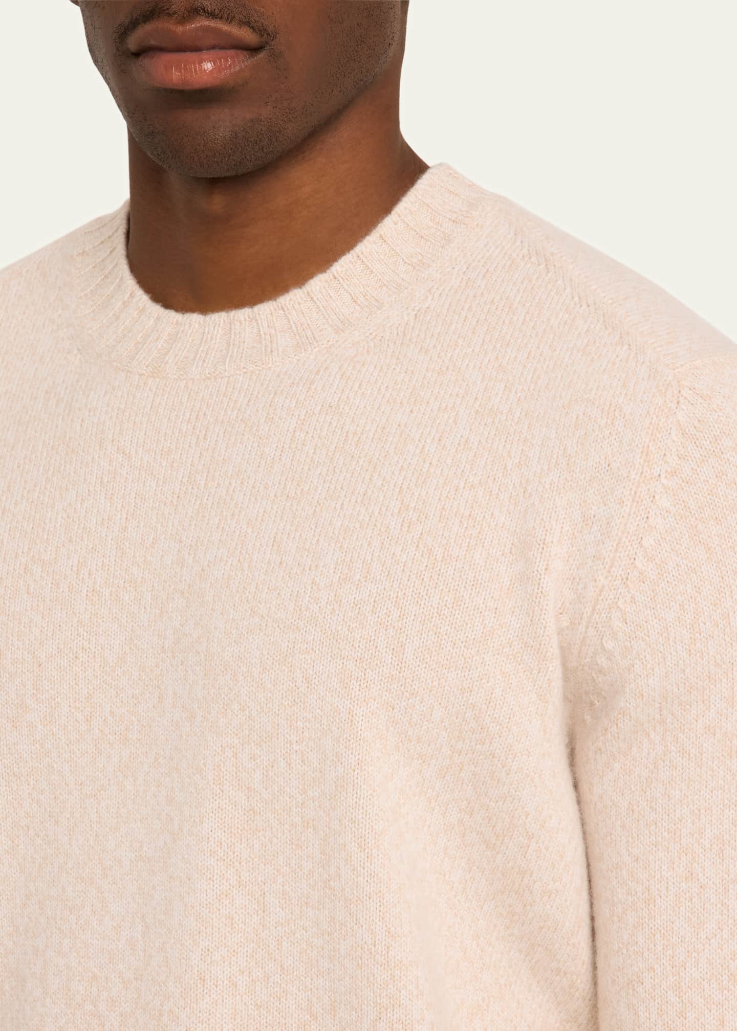 LAMANO Men's Cashmere Crewneck Sweater Image 5 of 5