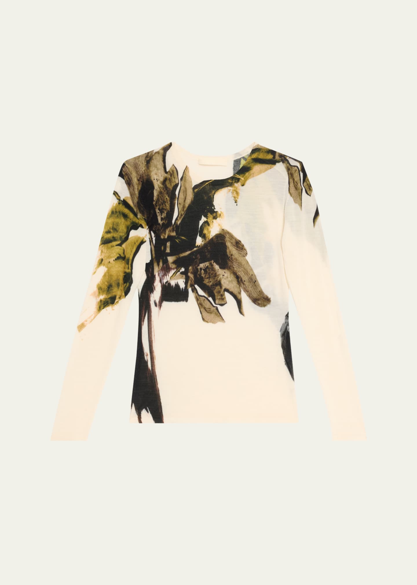 Jason Wu Collection Brushstroke Merino Wool Sweater Image 1 of 5