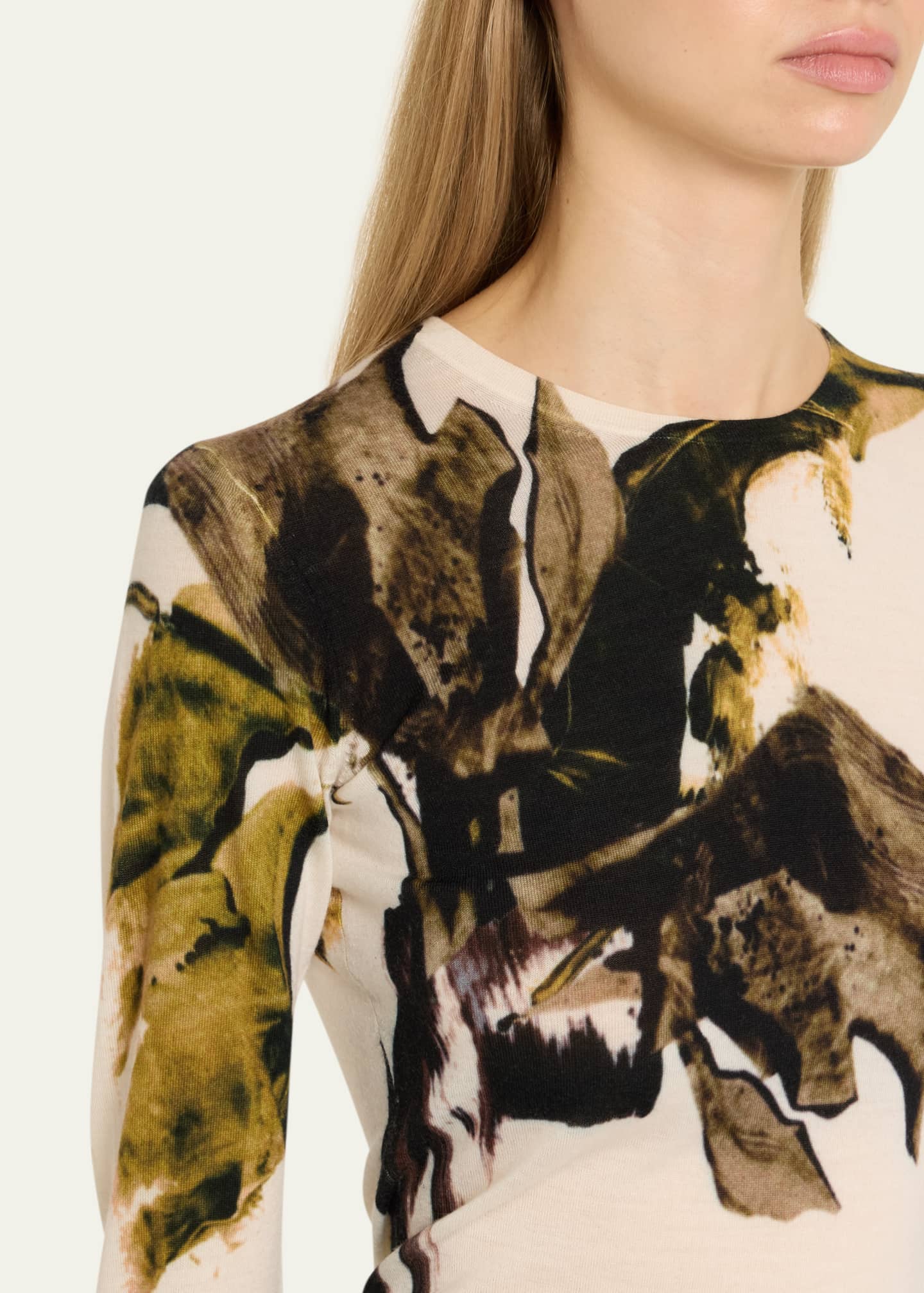Jason Wu Collection Brushstroke Merino Wool Sweater Image 5 of 5