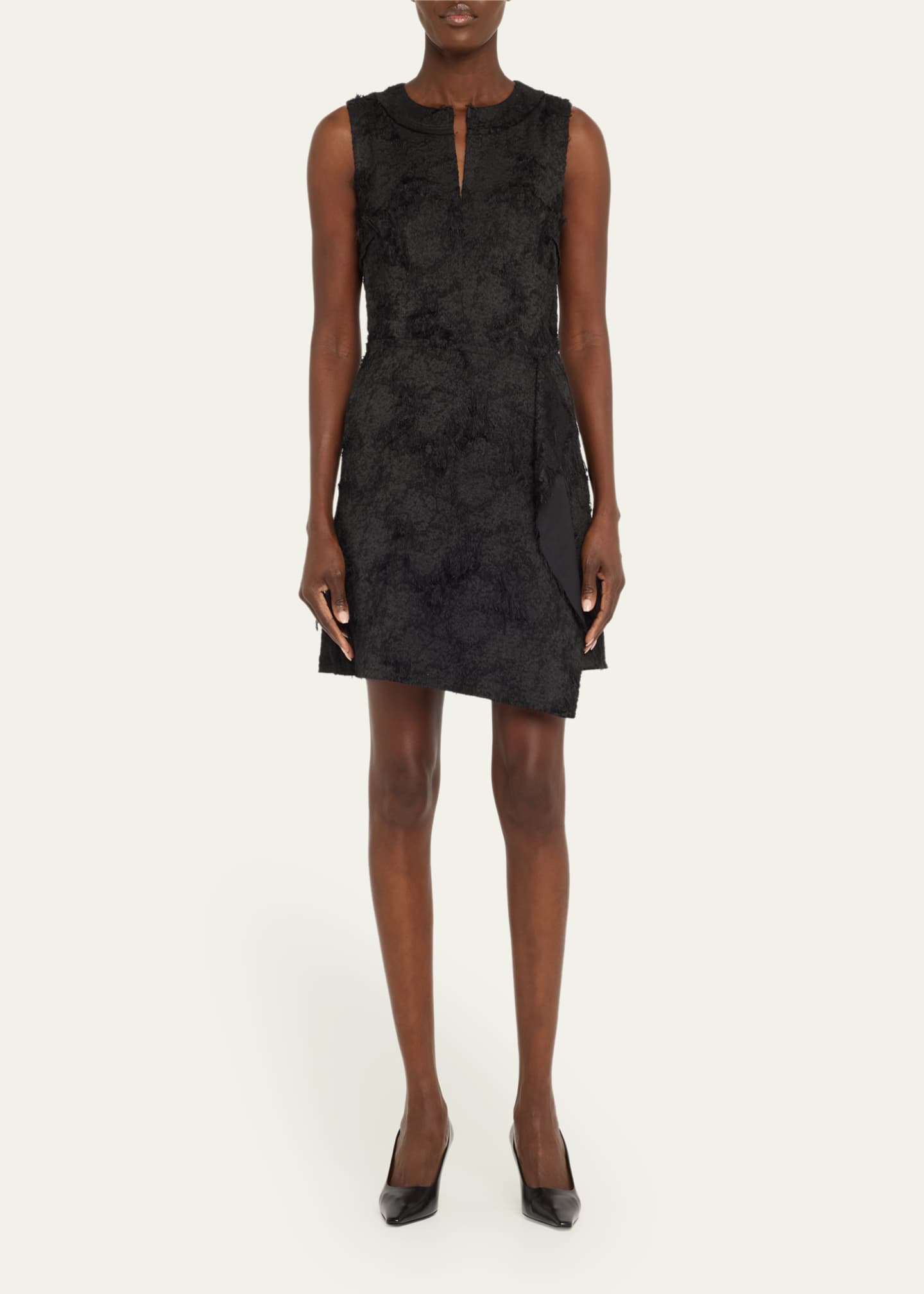 Jason Wu Collection Fray Jacquard Mini A-Line Dress Image 2 of 5