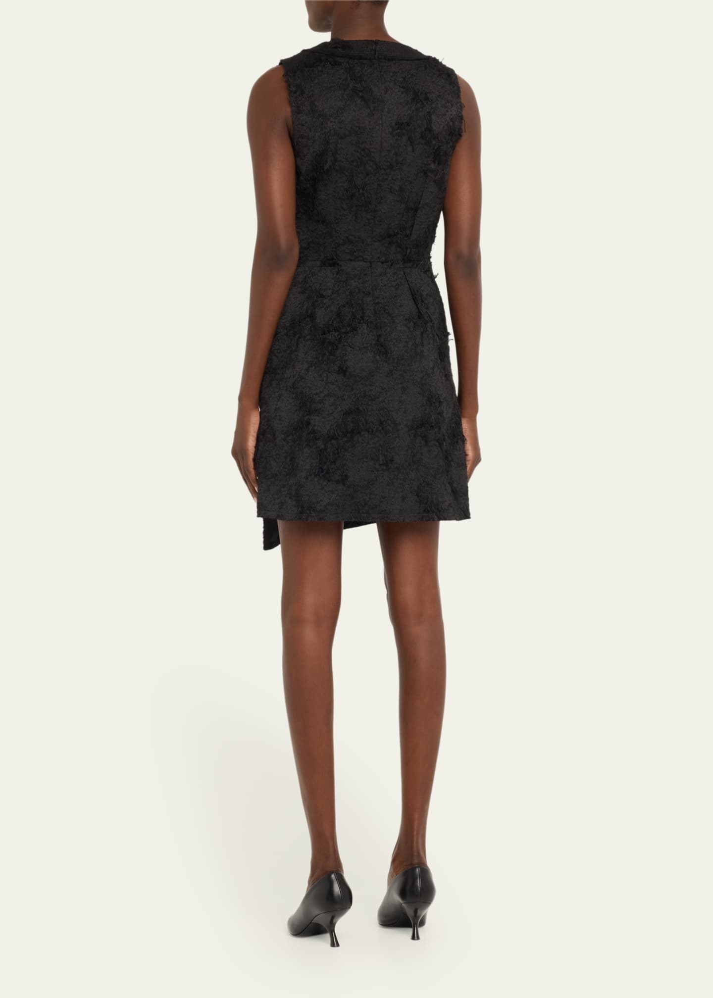 Jason Wu Collection Fray Jacquard Mini A-Line Dress Image 3 of 5