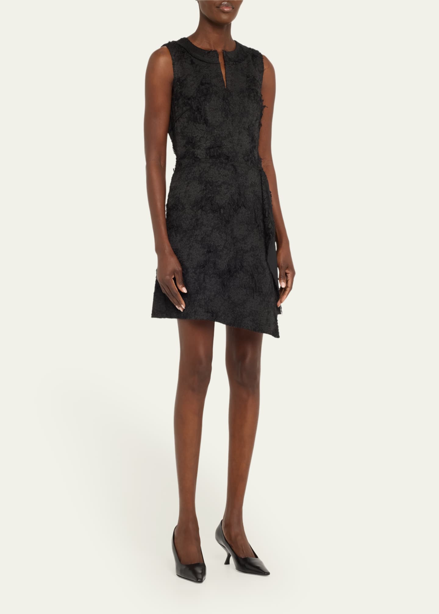 Jason Wu Collection Fray Jacquard Mini A-Line Dress Image 4 of 5