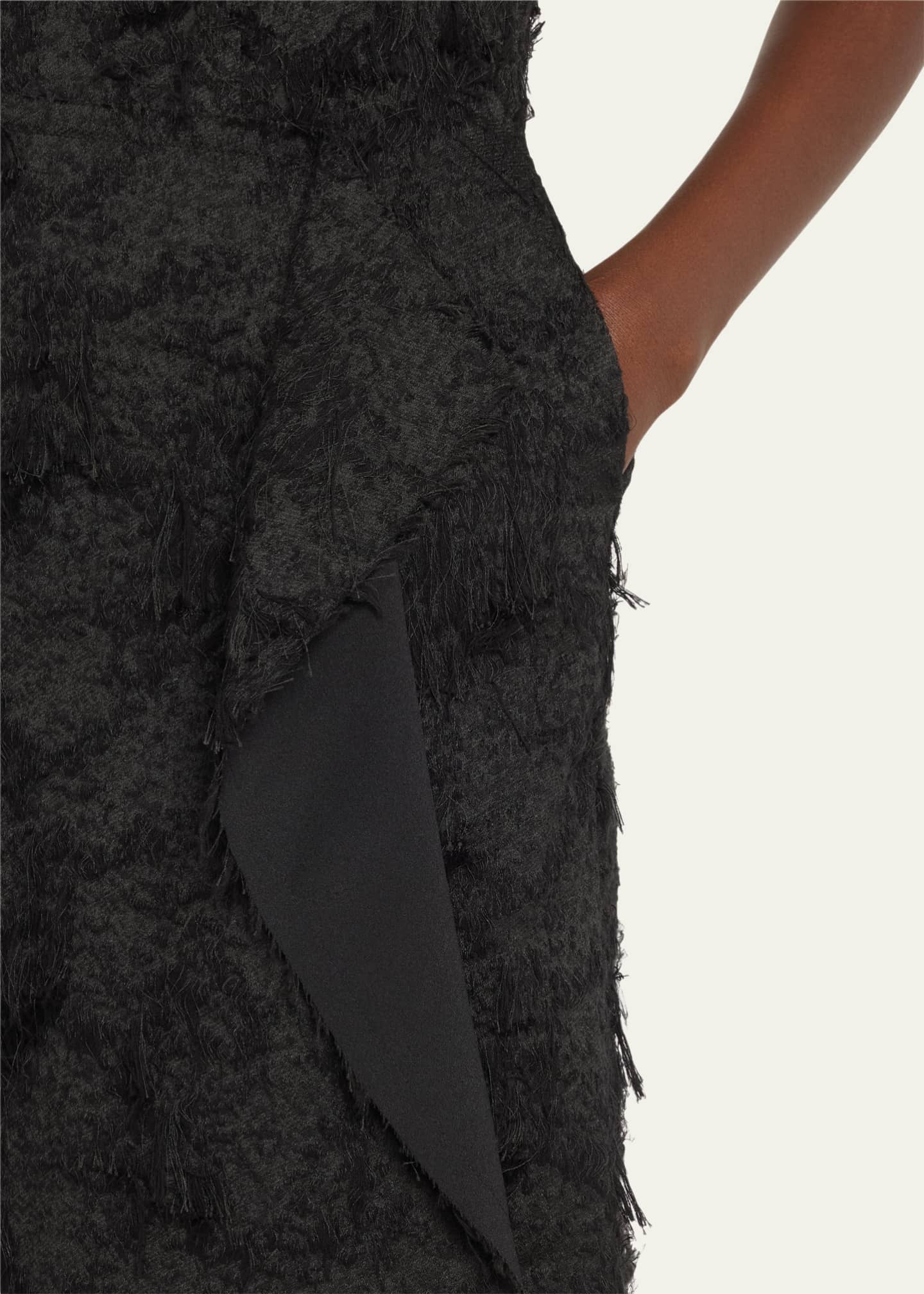Jason Wu Collection Fray Jacquard Mini A-Line Dress Image 5 of 5